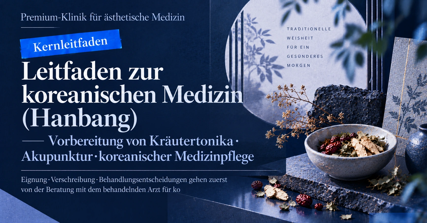 Leitfaden zur koreanischen Medizin (Hanbang) —— Vorbereitung von Kräutertonika·Akupunktur·koreanischer Medizinpflege