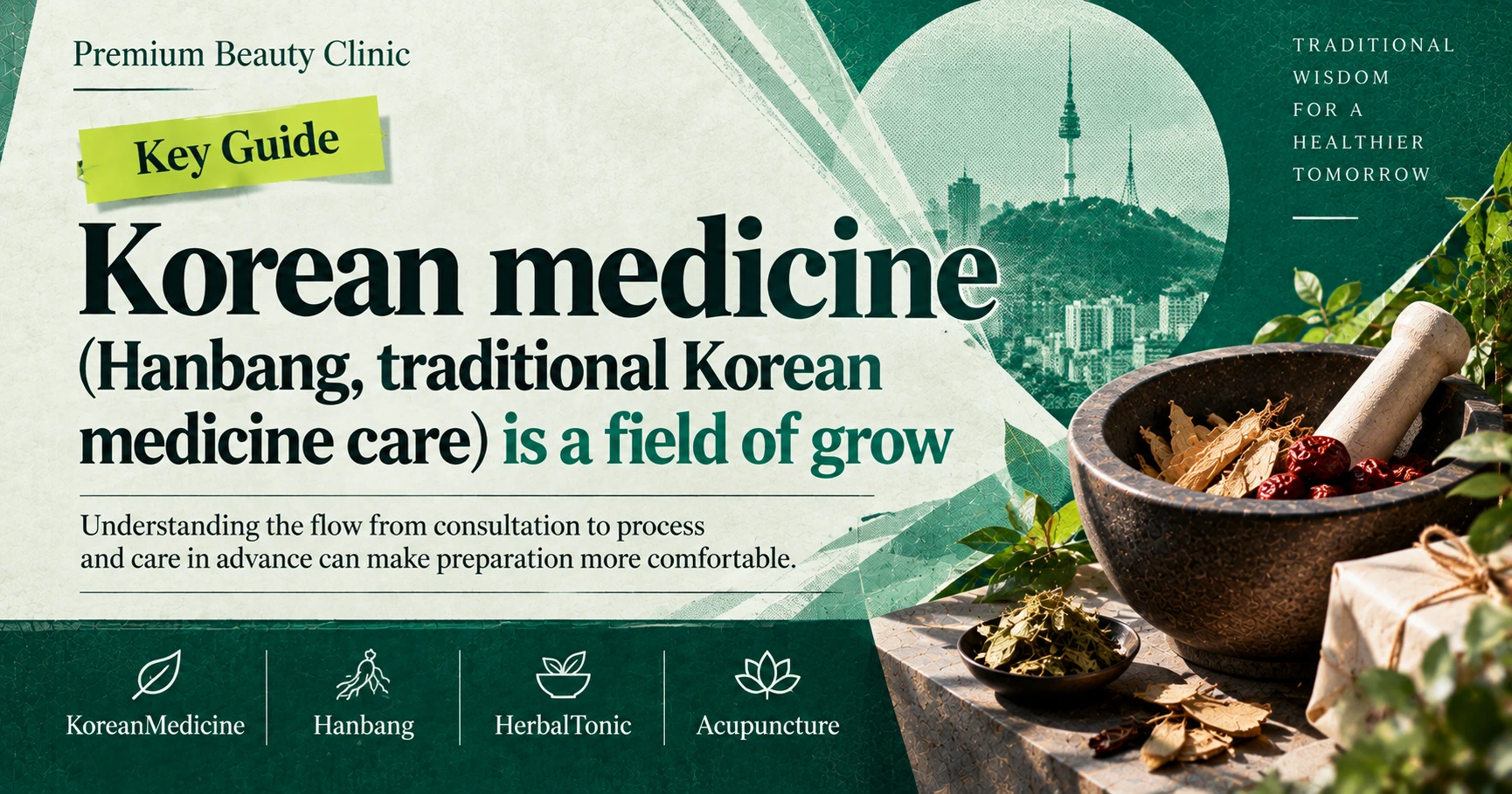 Korean Medicine (Hanbang) Care Guide —— Preparing Herbal Tonic·Acupuncture·Korean Medicine Care 3