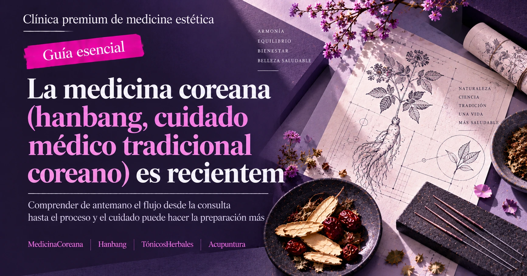 Guía de Medicina Coreana (Hanbang) —— Preparación de Tónicos Herbales·Acupuntura·Cuidado de Medicina Coreana 3