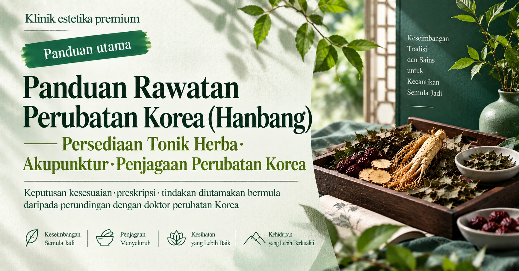 Panduan Rawatan Perubatan Korea (Hanbang) —— Persediaan Tonik Herba·Akupunktur·Penjagaan Perubatan Korea