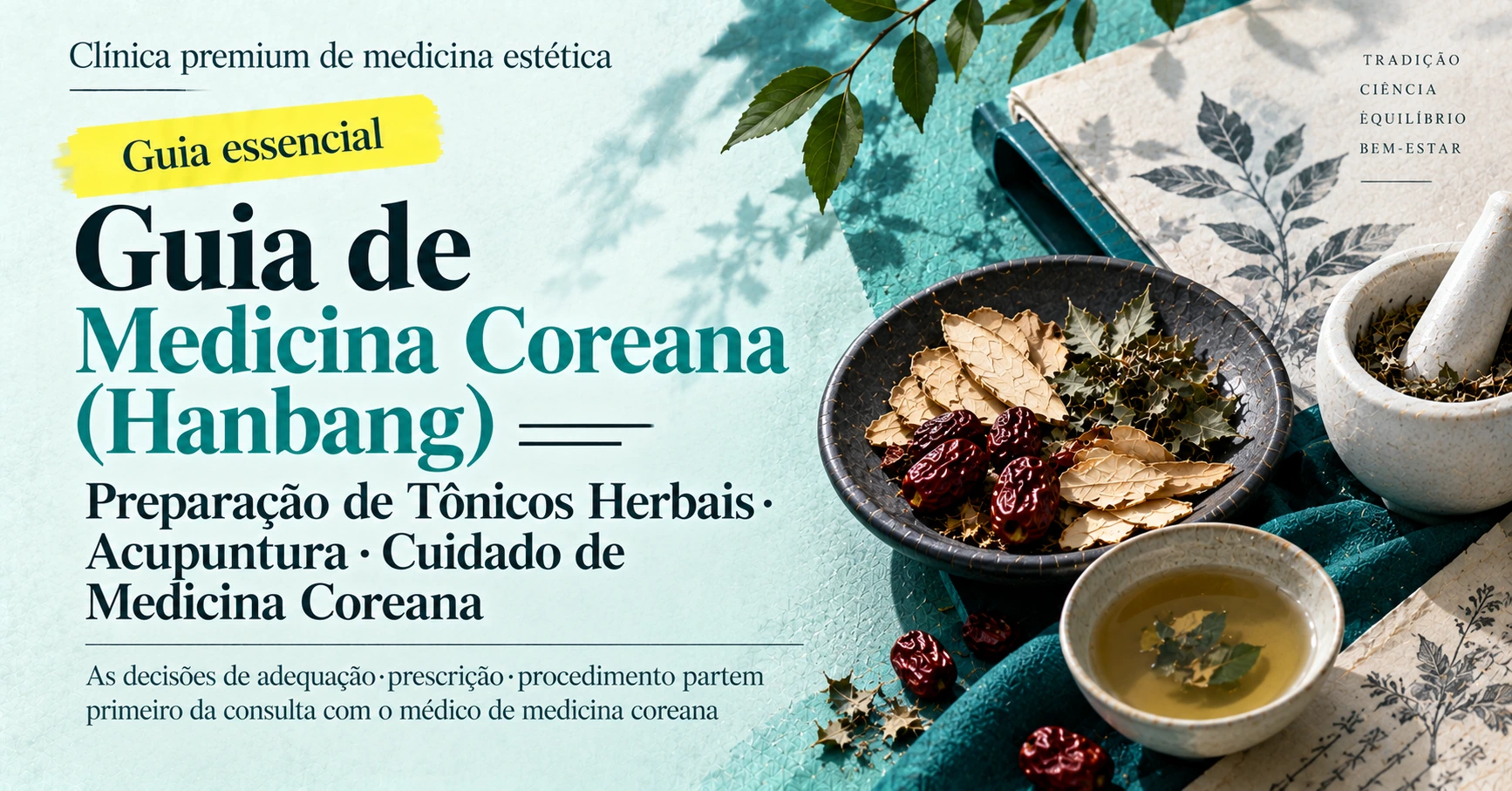 Guia de Medicina Coreana (Hanbang) —— Preparação de Tônicos Herbais·Acupuntura·Cuidado de Medicina Coreana