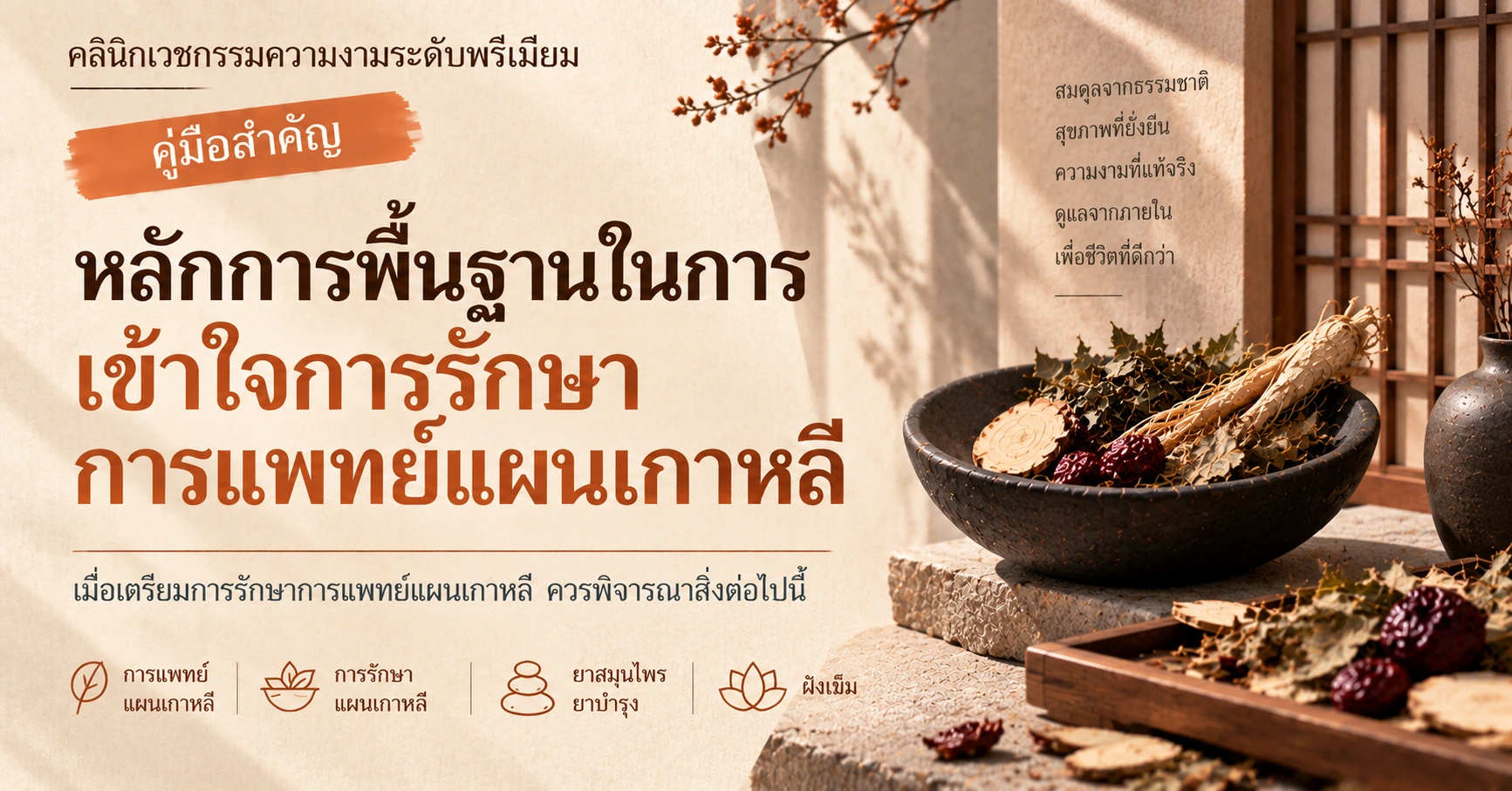 คู่มือการรักษาการแพทย์แผนเกาหลี —— การเตรียมยาบำรุง·ฝังเข็ม·การดูแลแผนเกาหลี 3