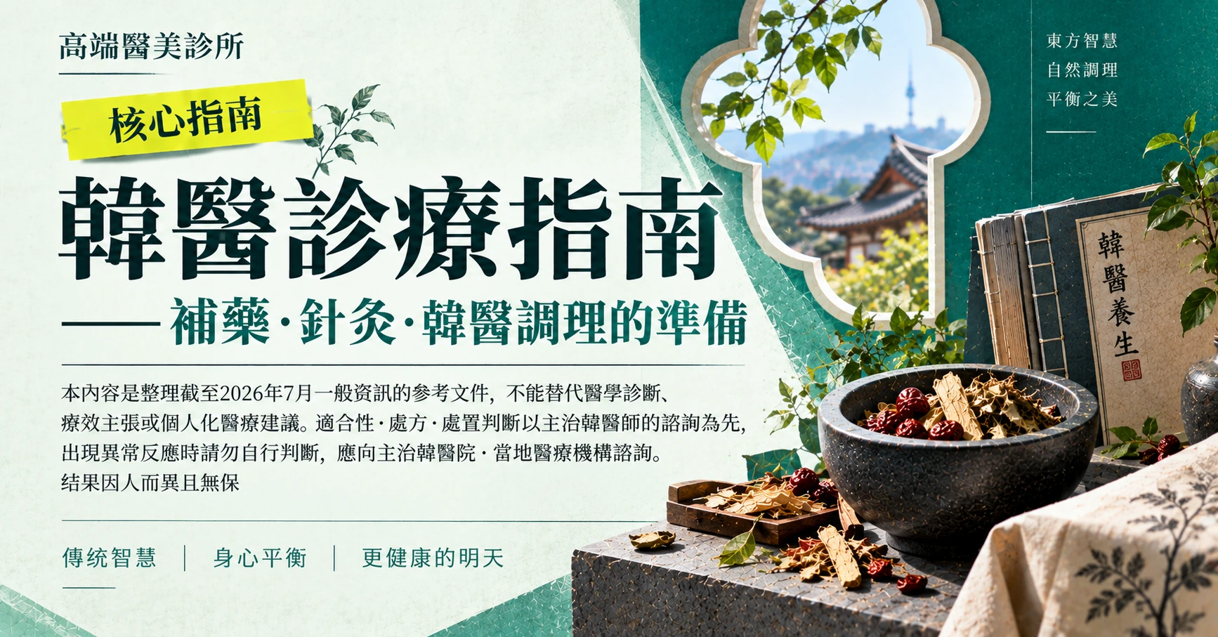 韓醫診療指南 —— 補藥·針灸·韓醫調理的準備