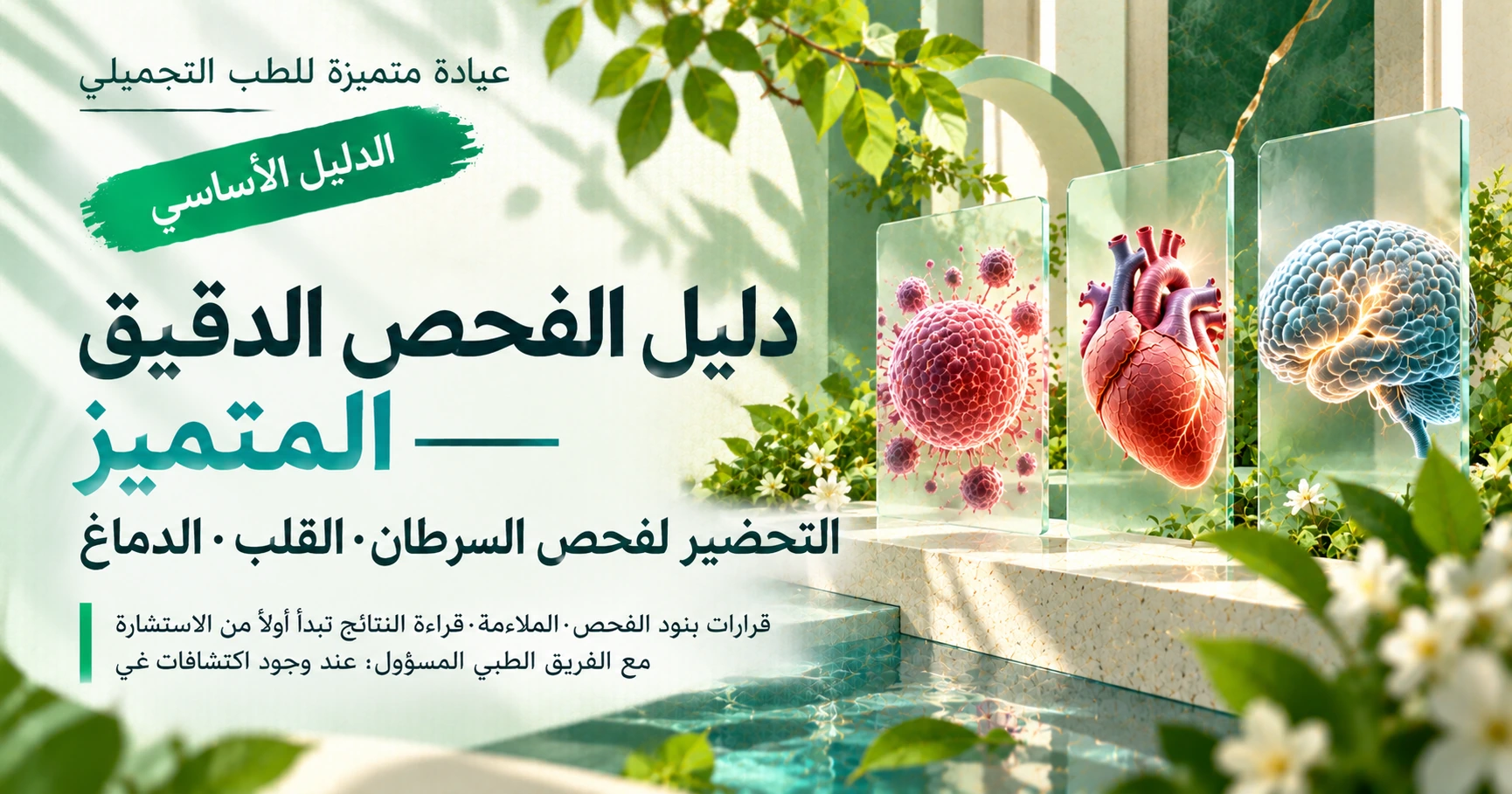 دليل الفحص الدقيق المتميز —— التحضير لفحص السرطان·القلب·الدماغ