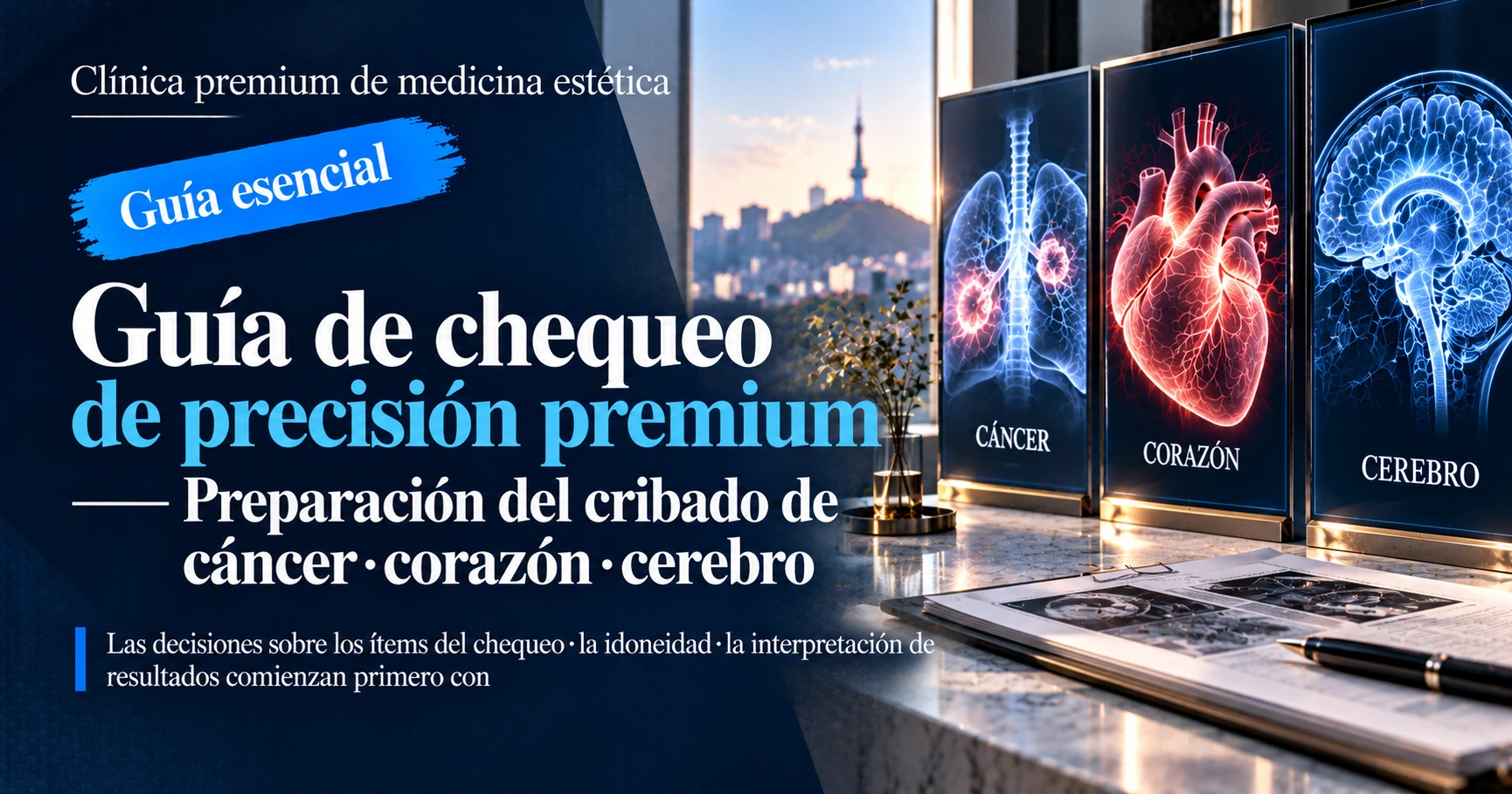 Guía de chequeo de precisión premium —— Preparación del cribado de cáncer·corazón·cerebro