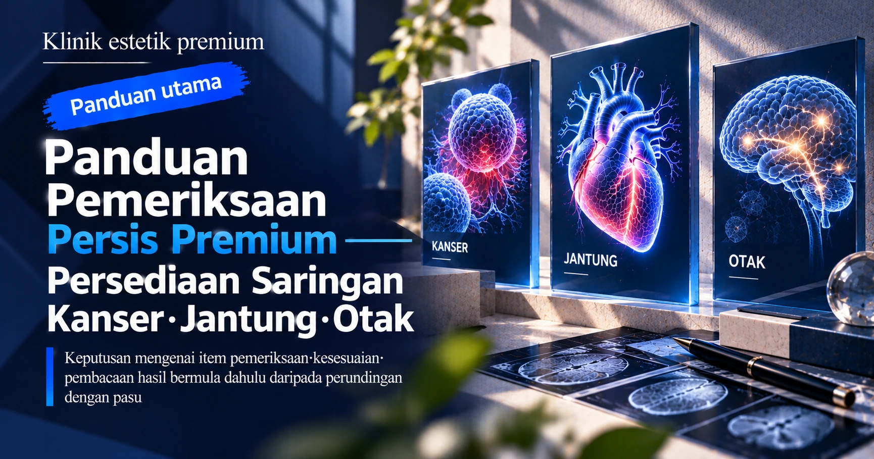 Panduan Pemeriksaan Persis Premium —— Persediaan Saringan Kanser·Jantung·Otak