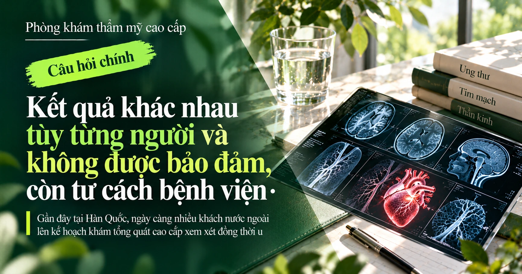 Hướng dẫn Khám sức khỏe Tinh vi Cao cấp —— Chuẩn bị Khám tổng quát Ung thư·Tim·Não 2