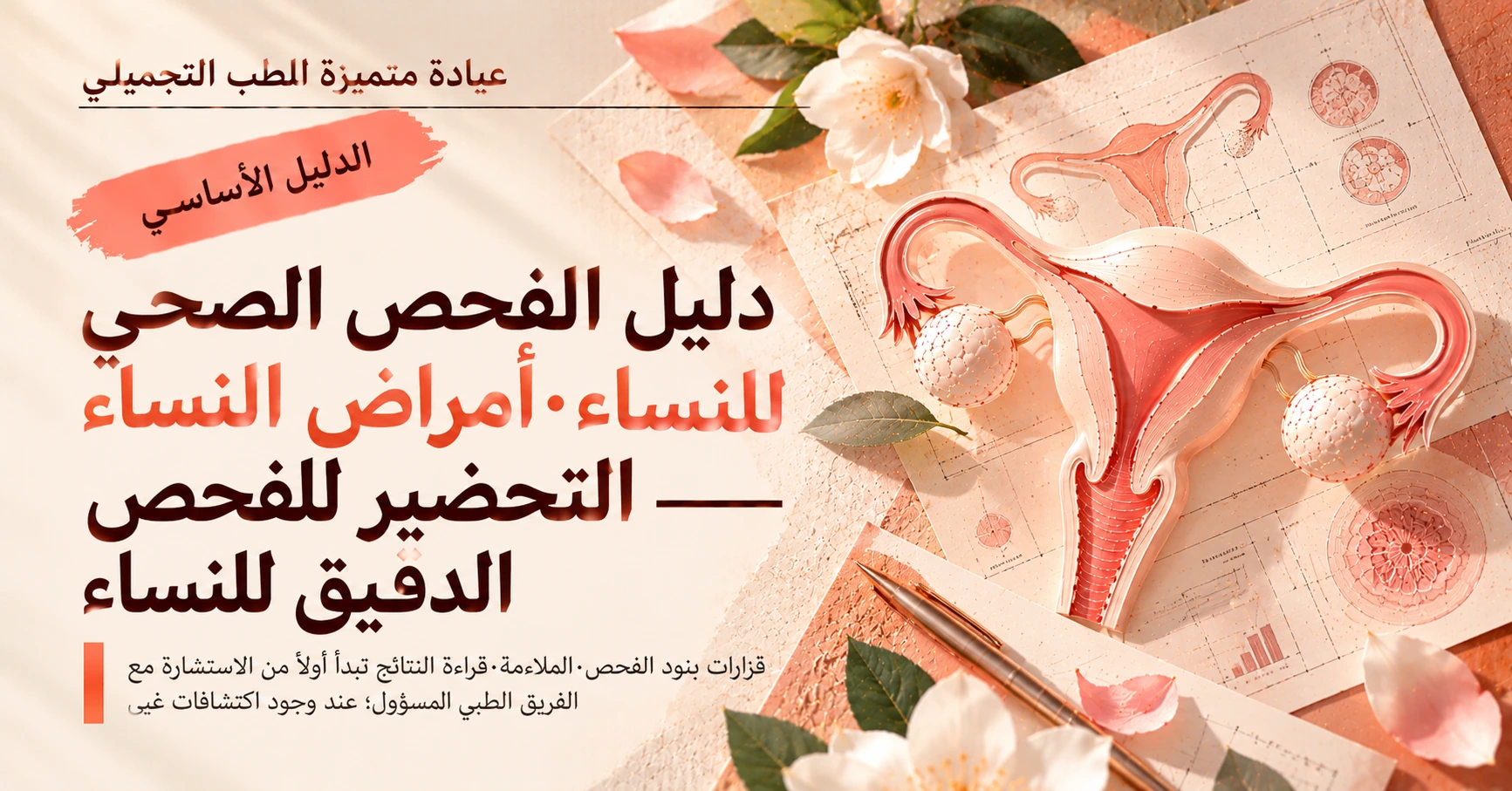 دليل الفحص الصحي للنساء·أمراض النساء —— التحضير للفحص الدقيق للنساء