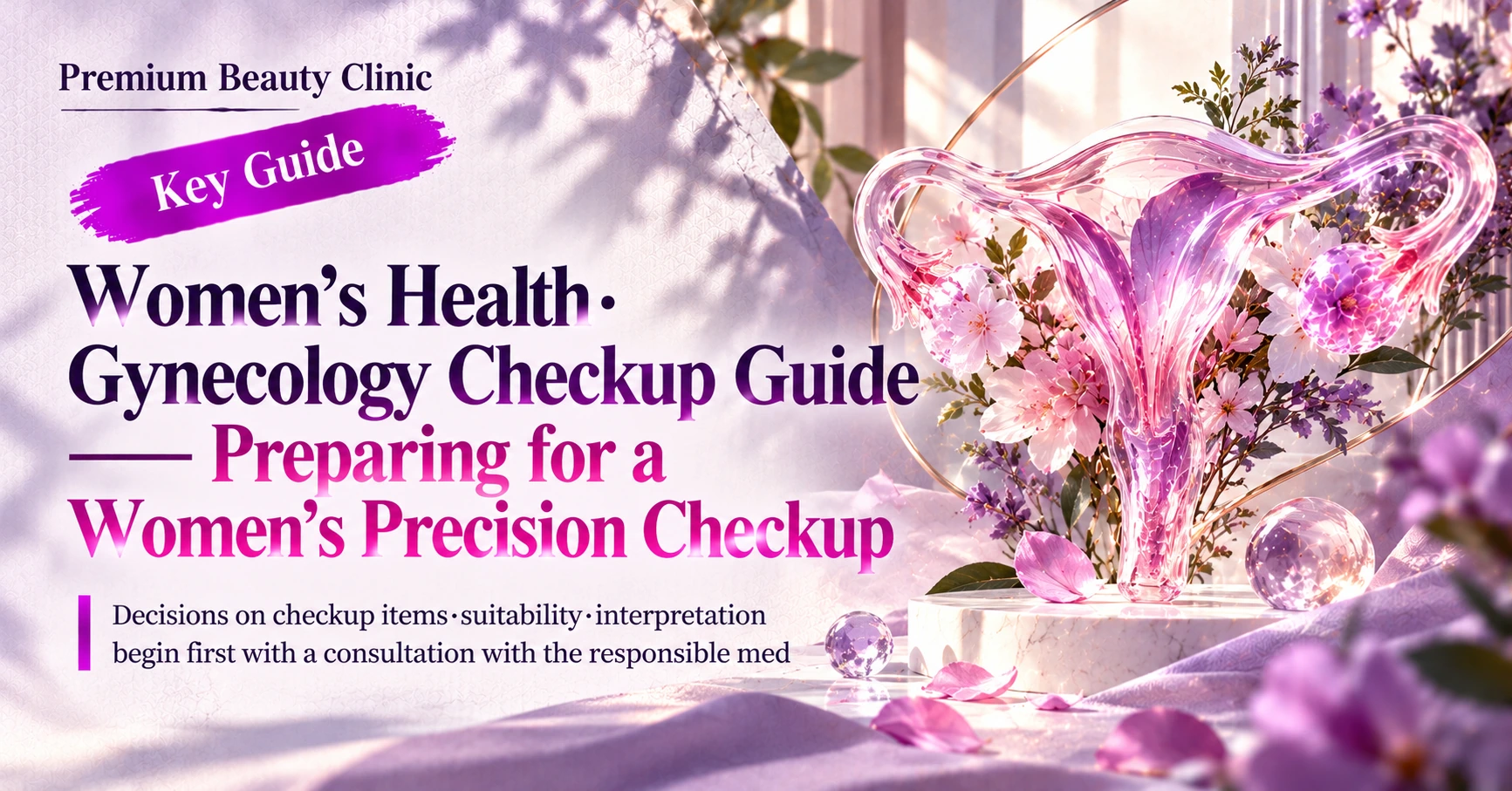 Women's Health·Gynecology Checkup Guide —— Preparing for a Women's Precision Checkup
