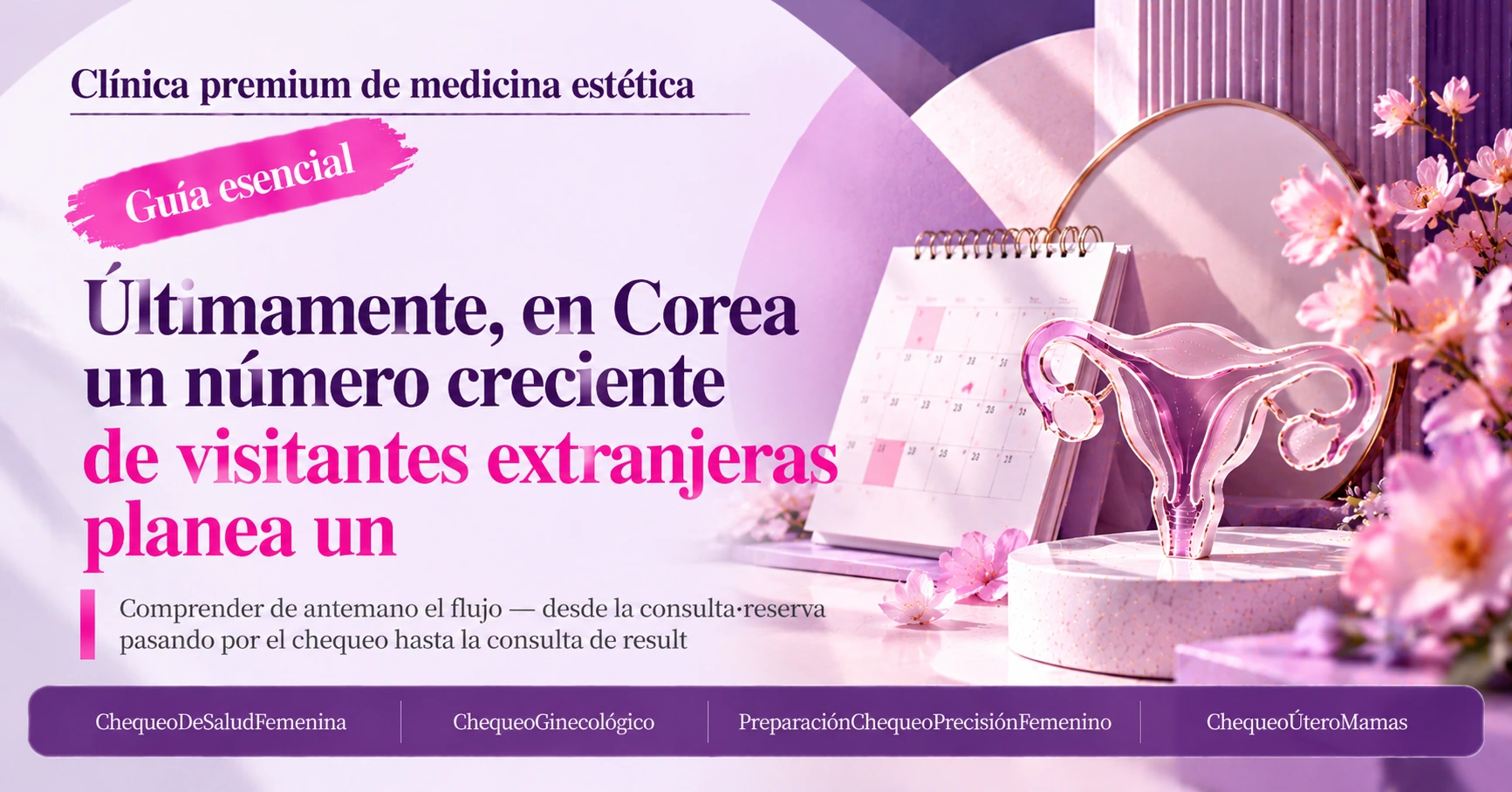 Guía de chequeo de salud femenina·ginecología —— Preparación de un chequeo de precisión femenino 3