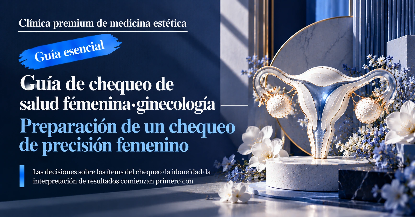 Guía de chequeo de salud femenina·ginecología —— Preparación de un chequeo de precisión femenino