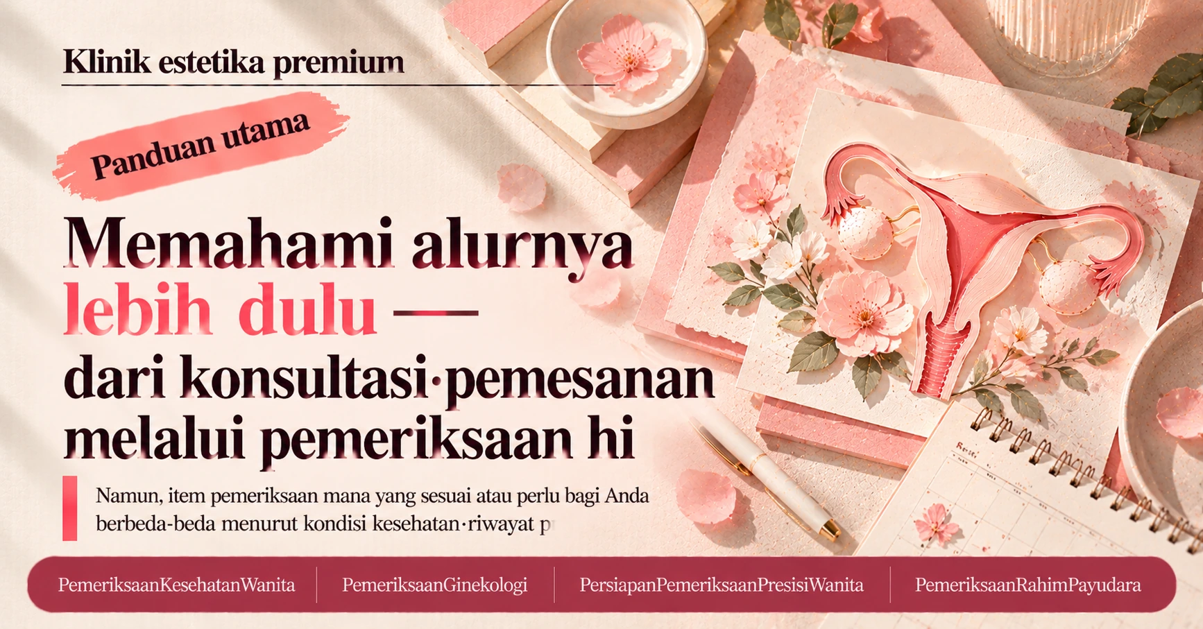 Panduan Pemeriksaan Kesehatan Wanita·Ginekologi —— Persiapan Pemeriksaan Presisi Wanita 3