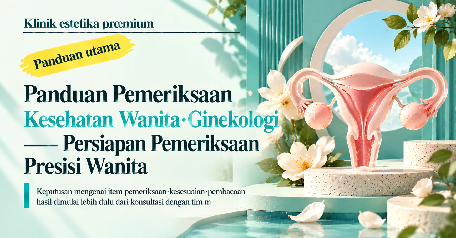 Panduan Pemeriksaan Kesehatan Wanita·Ginekologi —— Persiapan Pemeriksaan Presisi Wanita