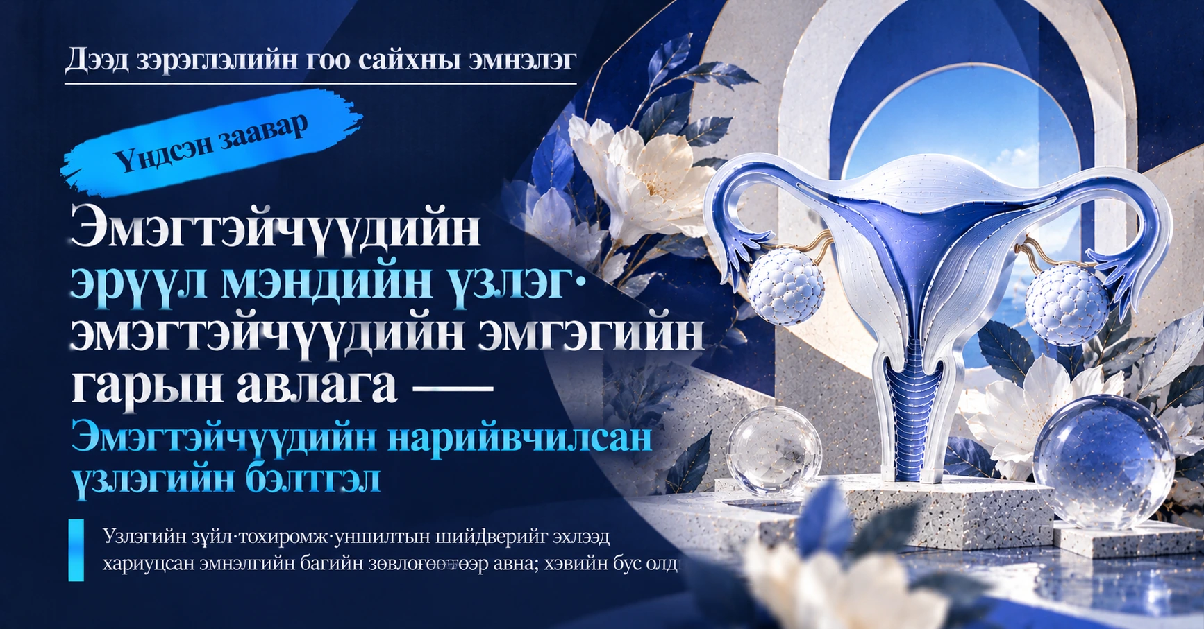 Эмэгтэйчүүдийн эрүүл мэндийн үзлэг·эмэгтэйчүүдийн эмгэгийн гарын авлага —— Эмэгтэйчүүдийн нарийвчилсан үзлэгийн бэлтгэл