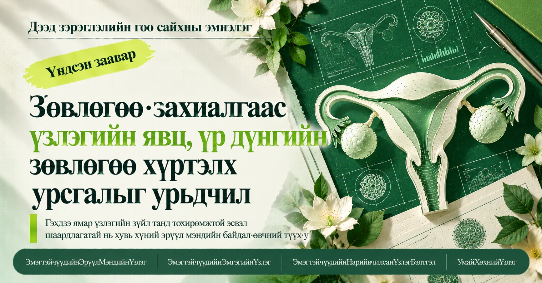 Эмэгтэйчүүдийн эрүүл мэндийн үзлэг·эмэгтэйчүүдийн эмгэгийн гарын авлага —— Эмэгтэйчүүдийн нарийвчилсан үзлэгийн бэлтгэл 3