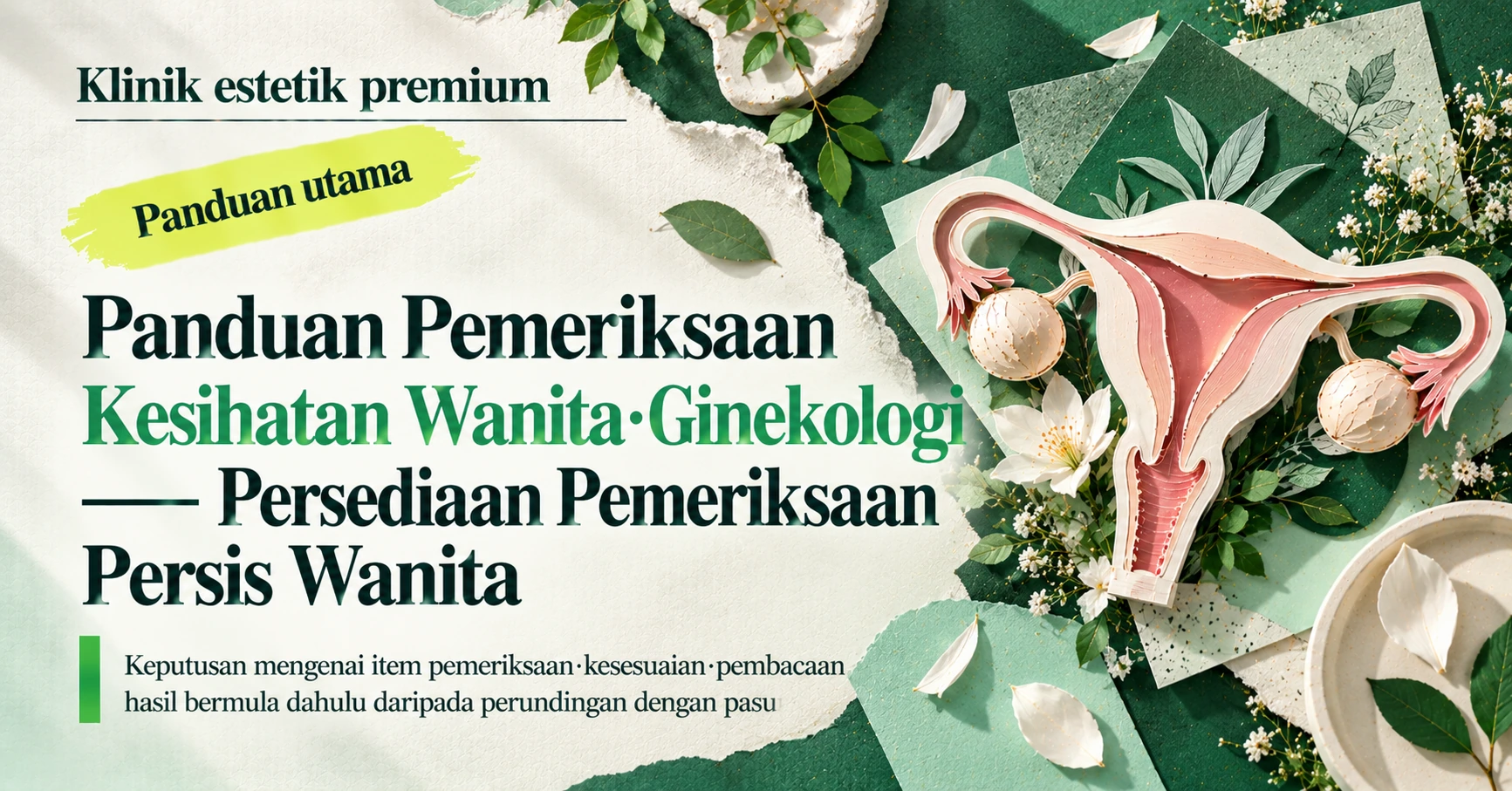 Panduan Pemeriksaan Kesihatan Wanita·Ginekologi —— Persediaan Pemeriksaan Persis Wanita