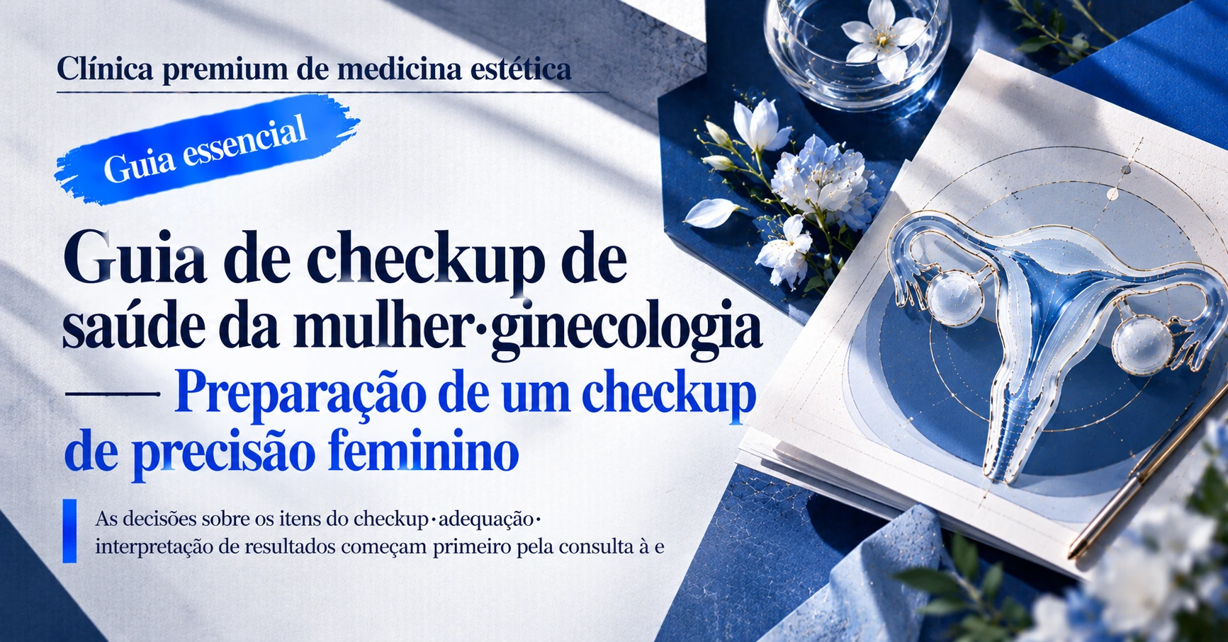 Guia de checkup de saúde da mulher·ginecologia —— Preparação de um checkup de precisão feminino