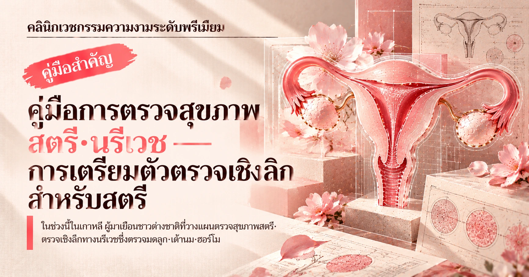 คู่มือการตรวจสุขภาพสตรี·นรีเวช —— การเตรียมตัวตรวจเชิงลึกสำหรับสตรี