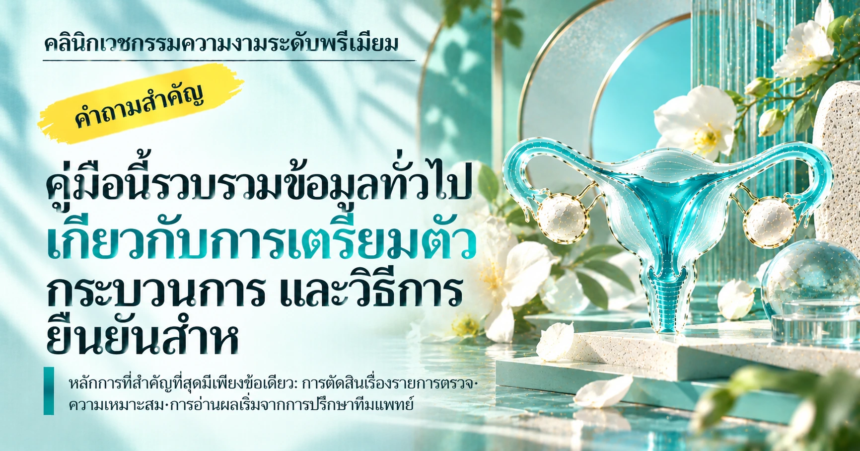 คู่มือการตรวจสุขภาพสตรี·นรีเวช —— การเตรียมตัวตรวจเชิงลึกสำหรับสตรี 2