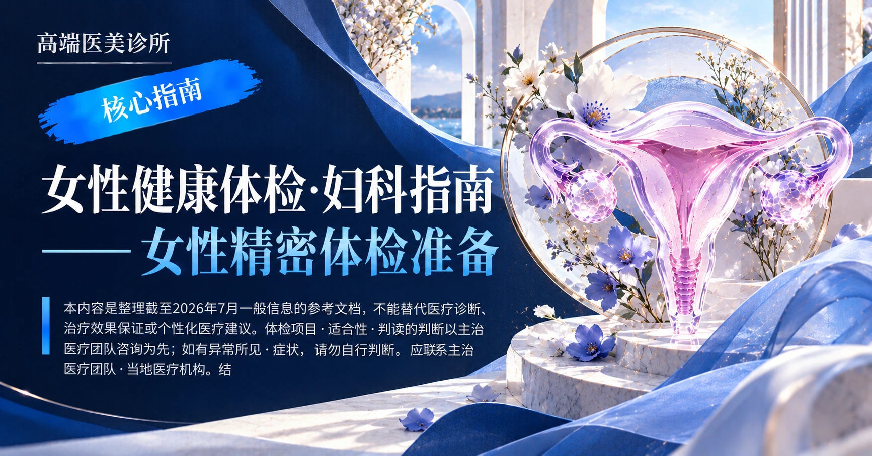 女性健康体检·妇科指南 —— 女性精密体检准备