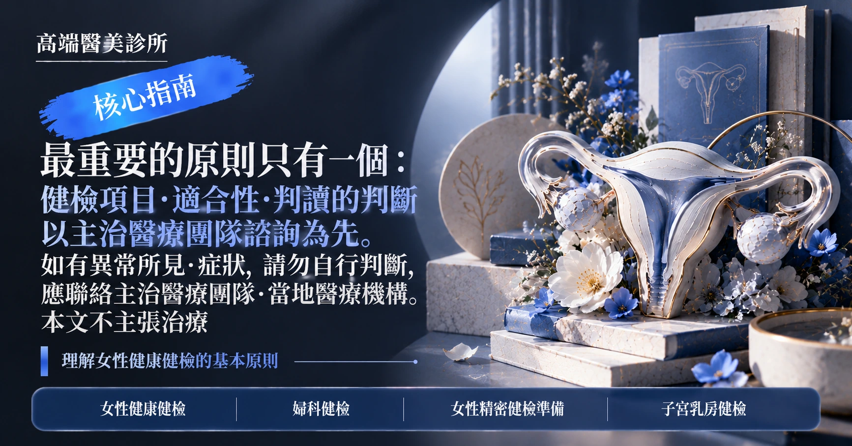 女性健康健檢·婦科指南 —— 女性精密健檢準備 3