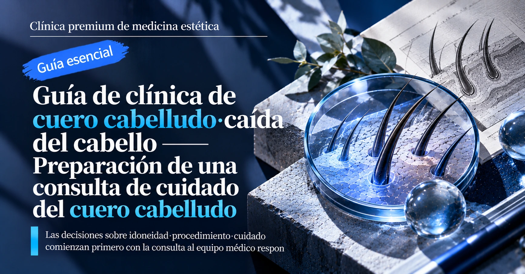 Guía de clínica de cuero cabelludo·caída del cabello —— Preparación de una consulta de cuidado del cuero cabelludo 1