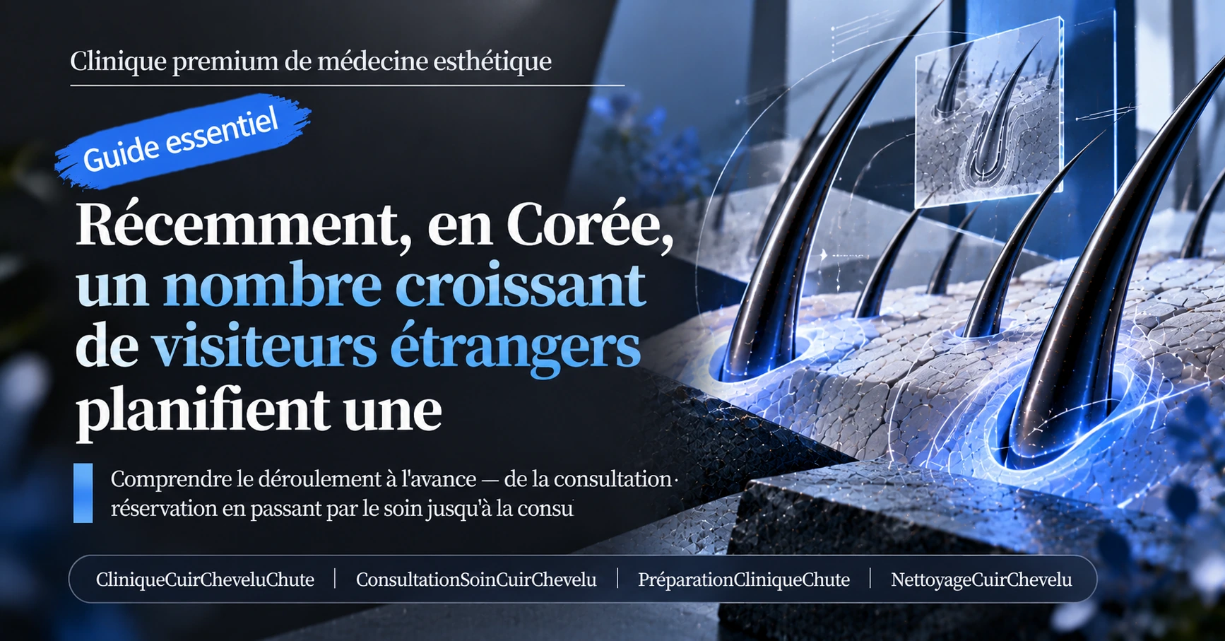 Guide de clinique du cuir chevelu·chute de cheveux —— Préparation d'une consultation de soin du cuir chevelu 3