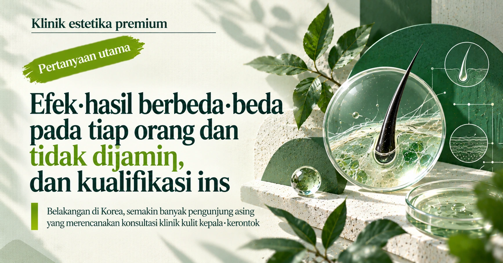 Panduan Klinik Kulit Kepala·Kerontokan Rambut —— Persiapan Konsultasi Perawatan Kulit Kepala 2