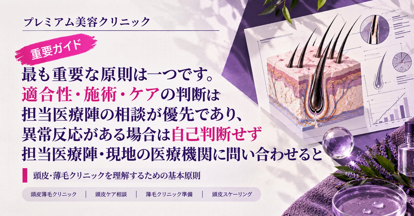頭皮・薄毛クリニックガイド —— 頭皮ケア相談の準備 3