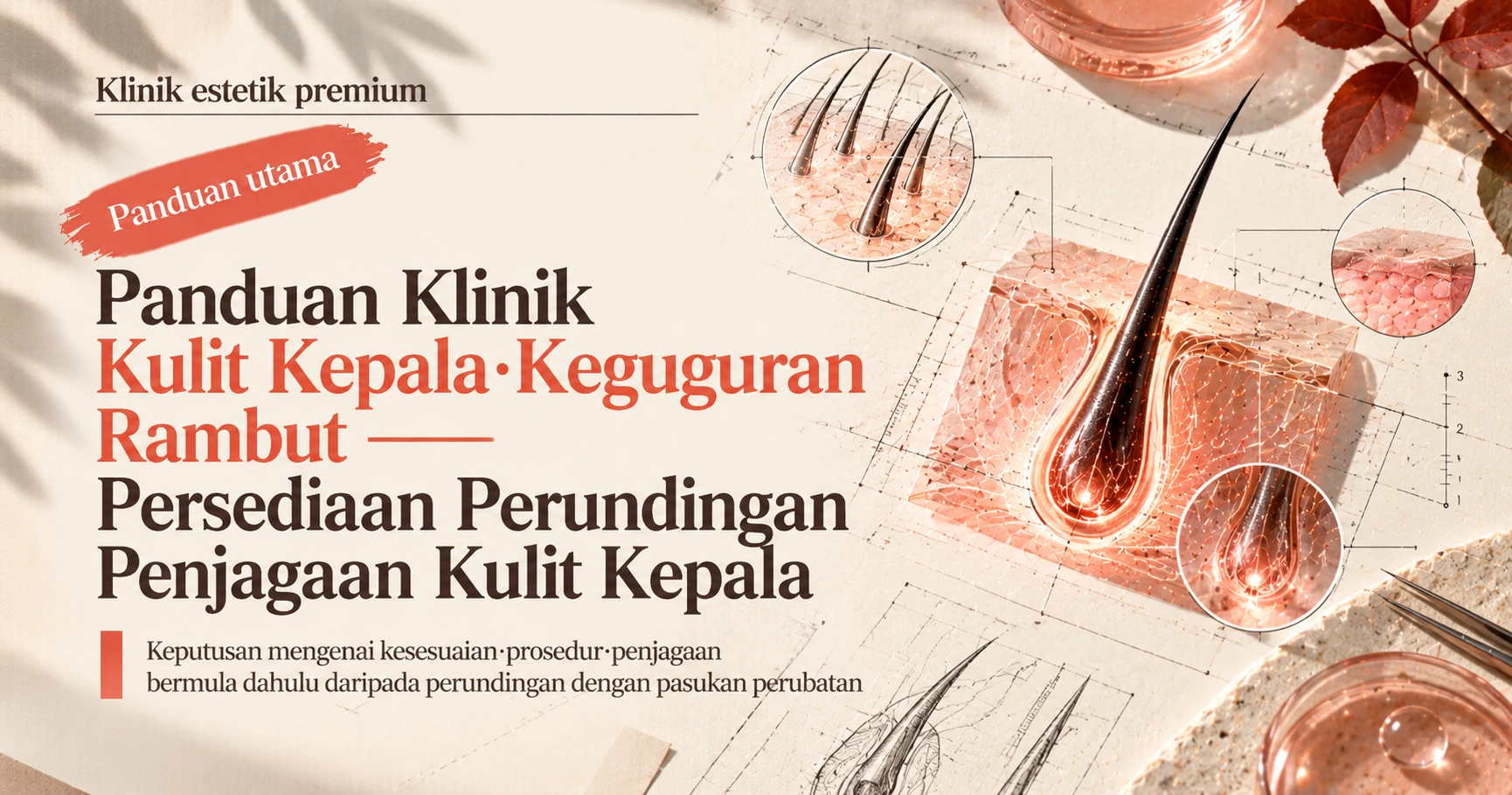 Panduan Klinik Kulit Kepala·Keguguran Rambut —— Persediaan Perundingan Penjagaan Kulit Kepala 1