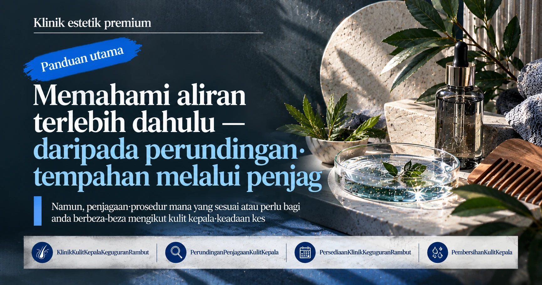 Panduan Klinik Kulit Kepala·Keguguran Rambut —— Persediaan Perundingan Penjagaan Kulit Kepala 3