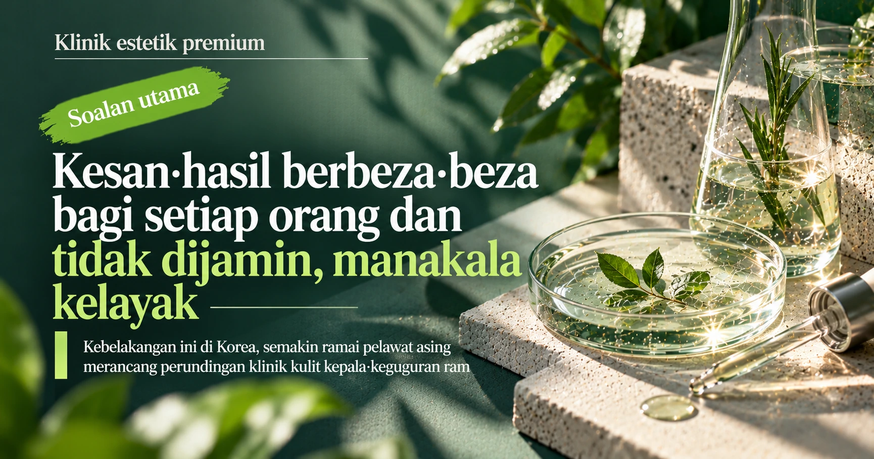 Panduan Klinik Kulit Kepala·Keguguran Rambut —— Persediaan Perundingan Penjagaan Kulit Kepala 2