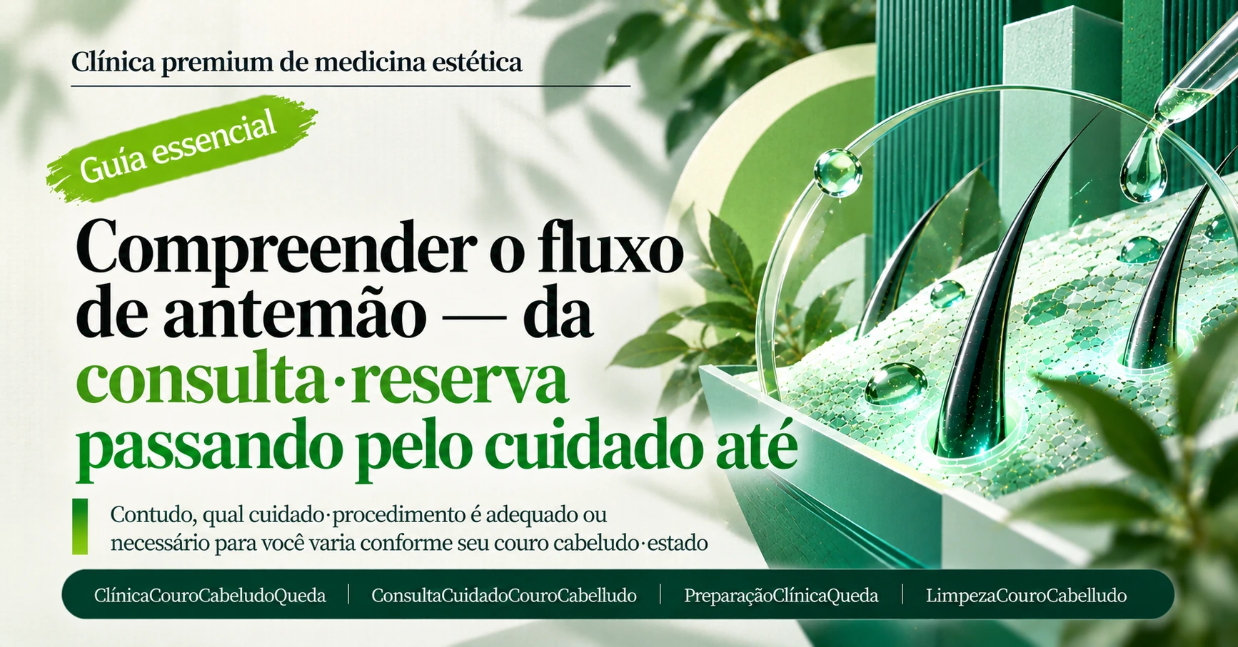 Guia de clínica de couro cabeludo·queda de cabelo —— Preparação de uma consulta de cuidado do couro cabeludo 3