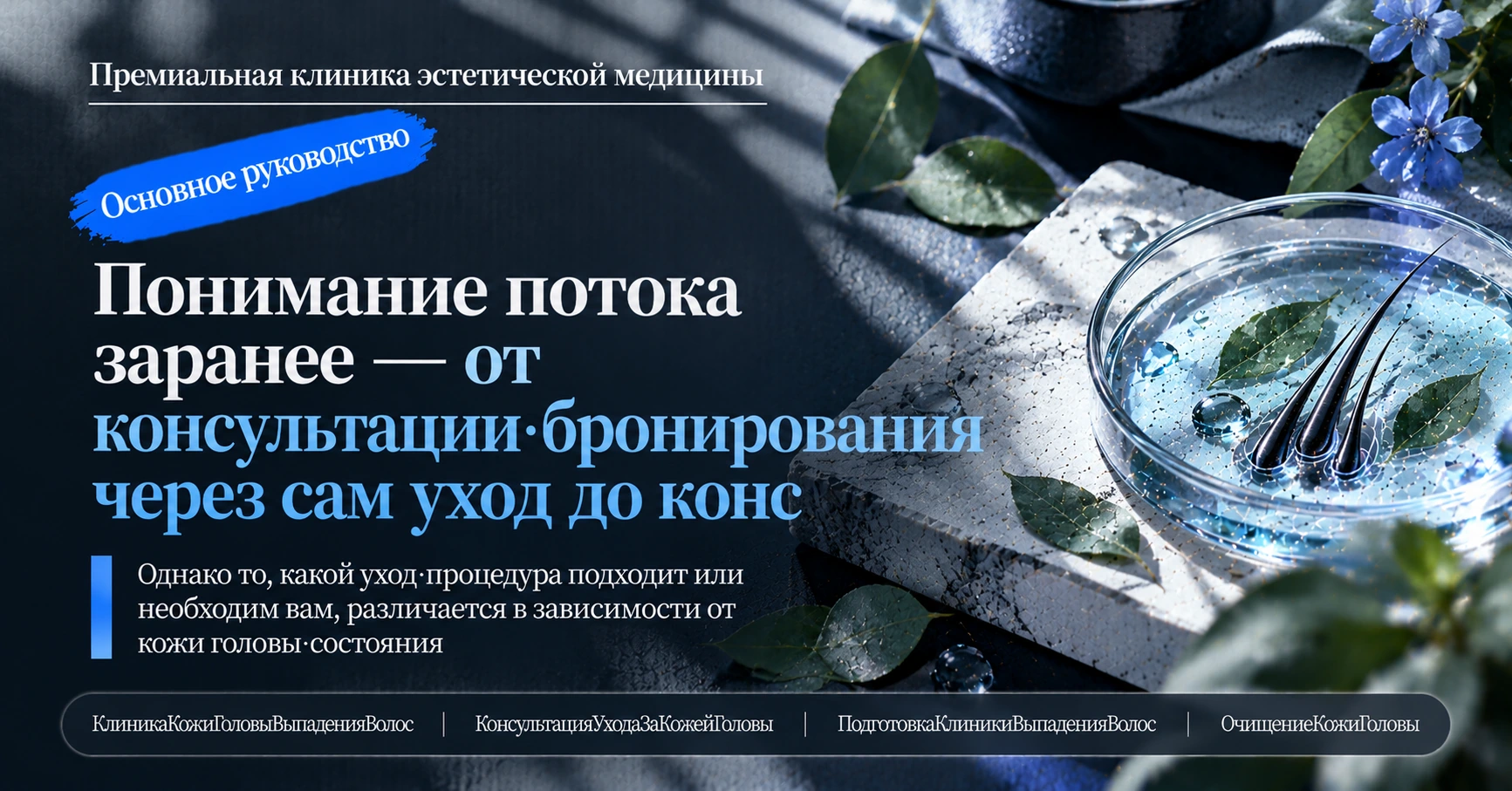 Руководство по клинике кожи головы·выпадения волос —— Подготовка к консультации по уходу за кожей головы 3