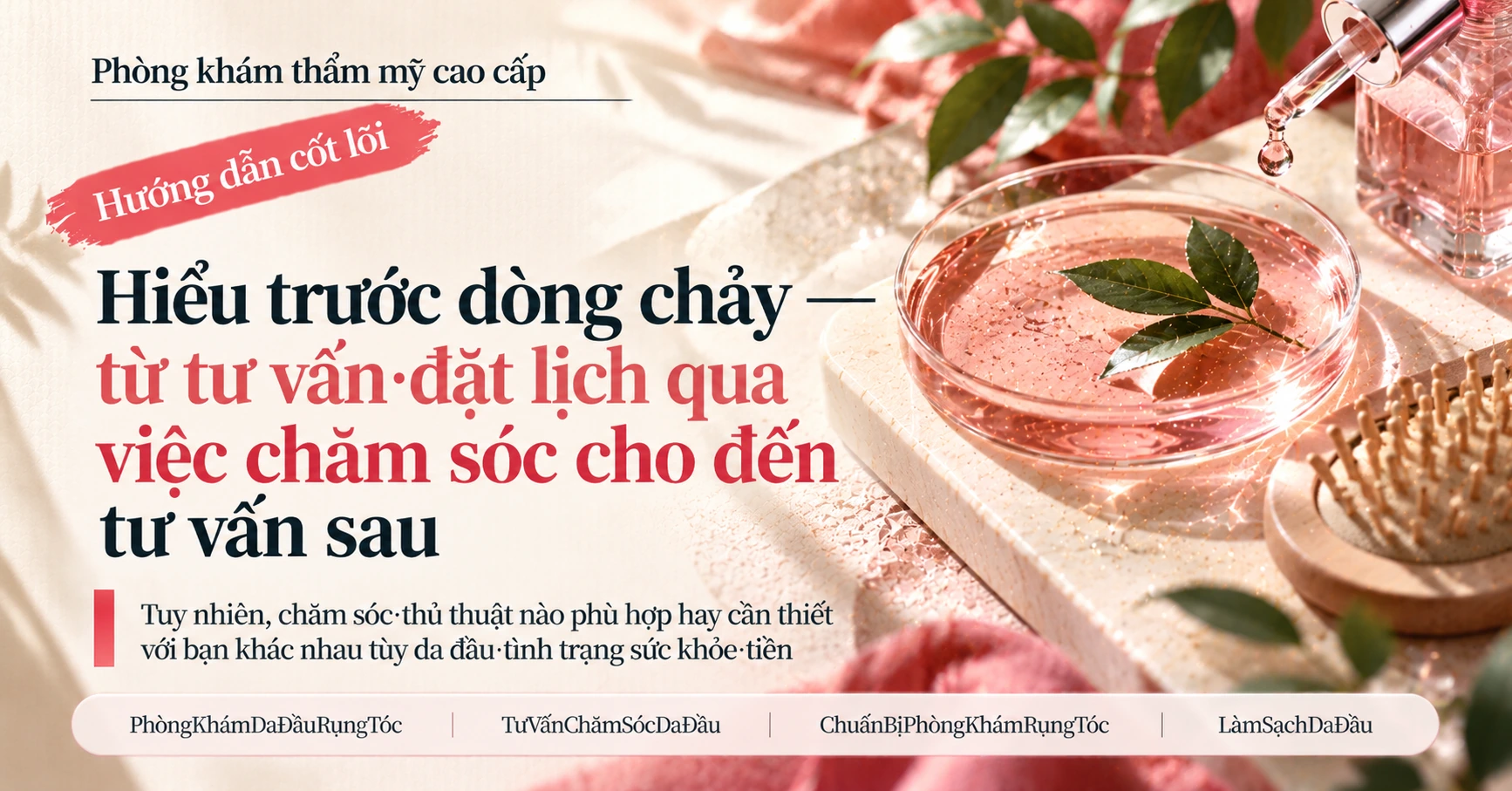Hướng dẫn Phòng khám Da đầu·Rụng tóc —— Chuẩn bị Tư vấn Chăm sóc Da đầu 3