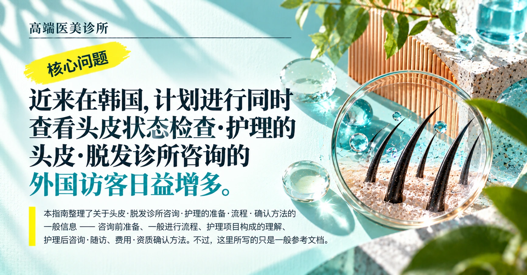 头皮·脱发诊所指南 —— 头皮护理咨询准备 2