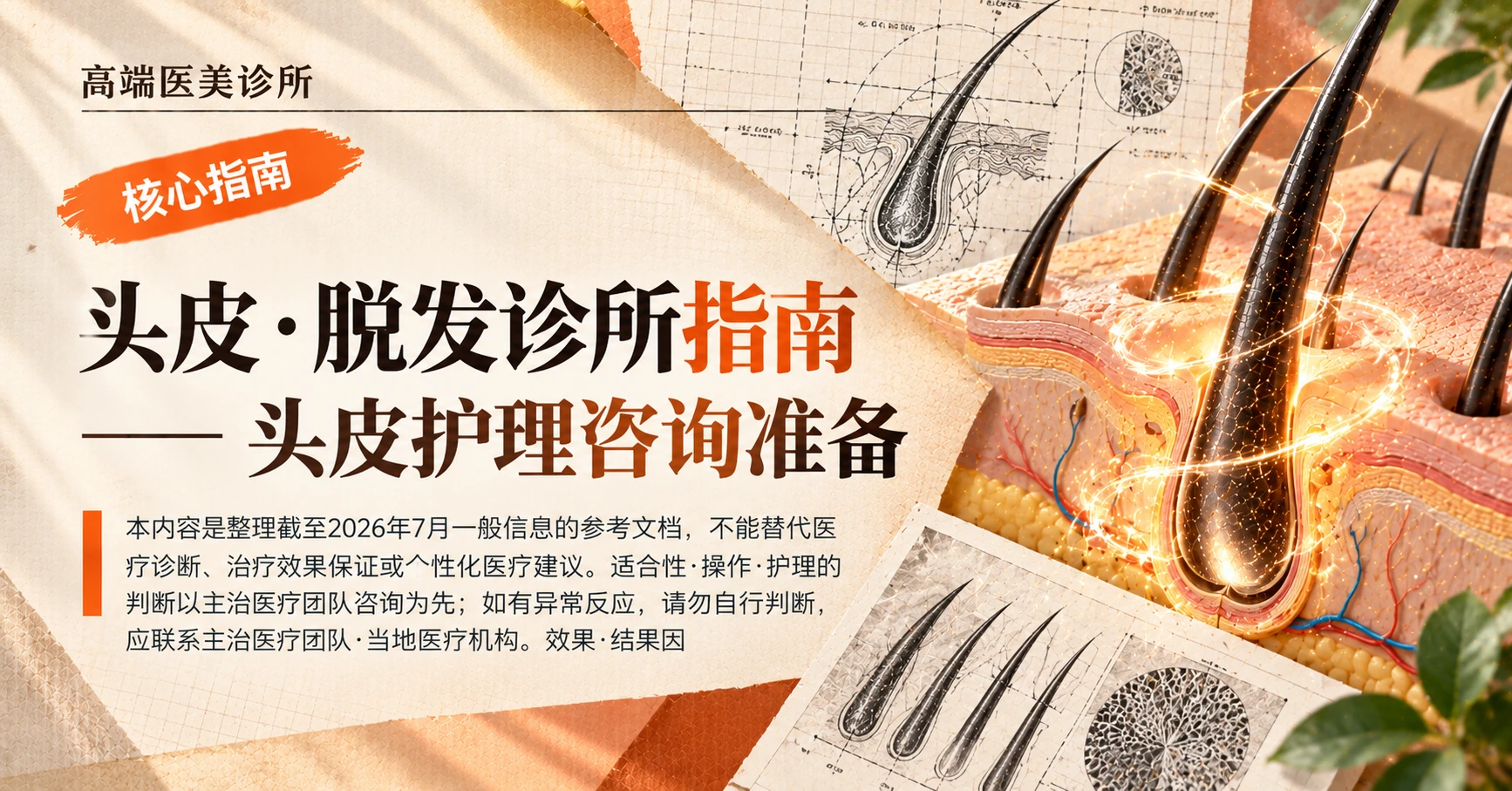 头皮·脱发诊所指南 —— 头皮护理咨询准备 1