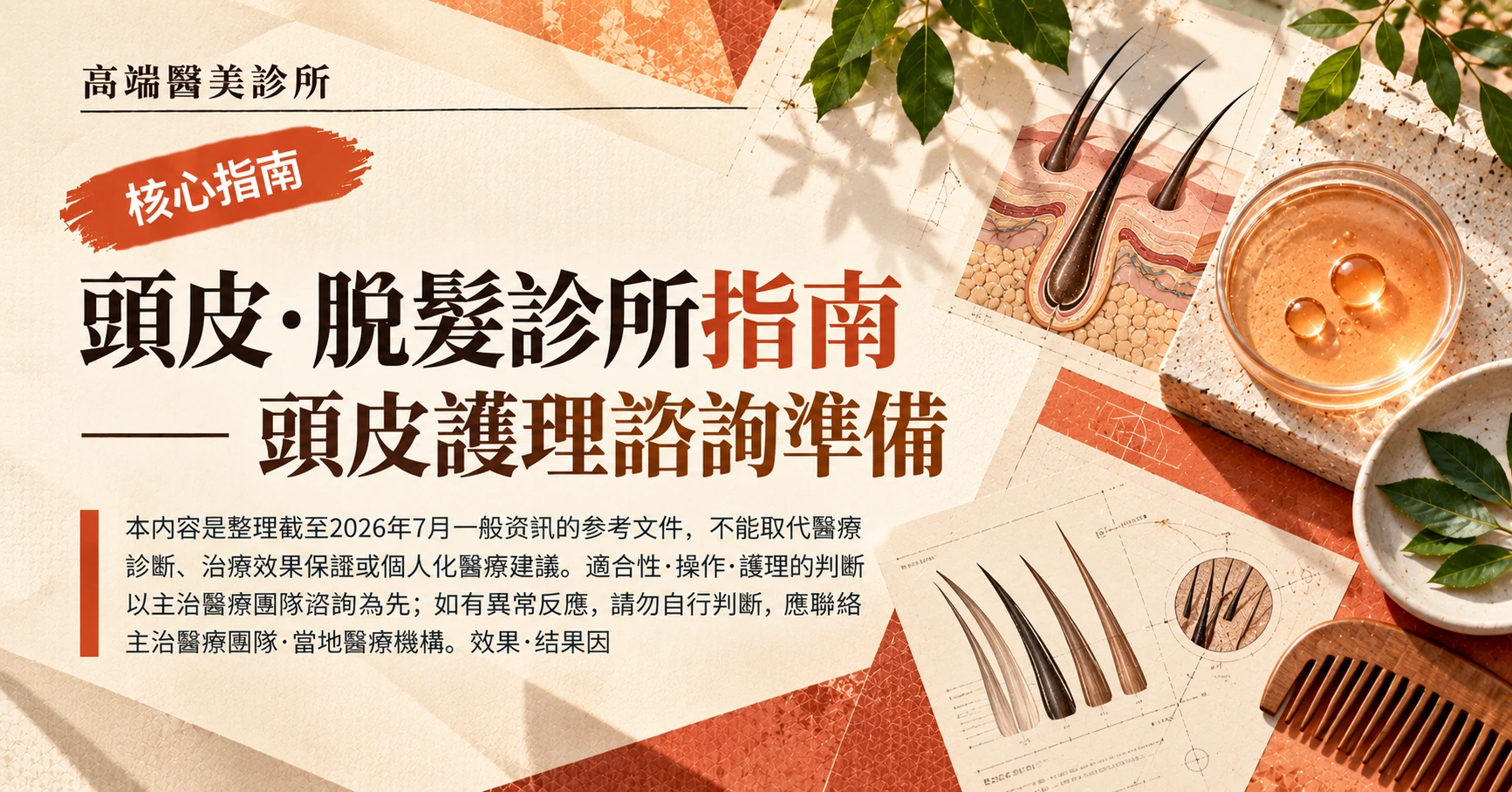 頭皮·脫髮診所指南 —— 頭皮護理諮詢準備 1