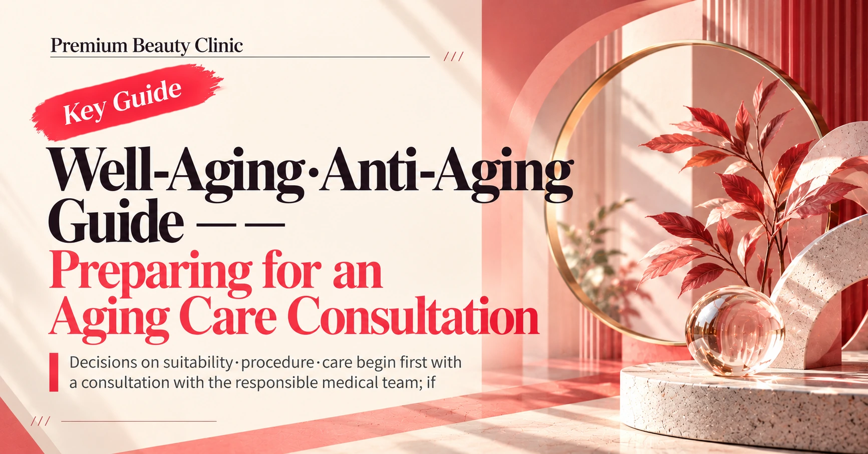 Well-Aging·Anti-Aging Guide —— Preparing for an Aging Care Consultation