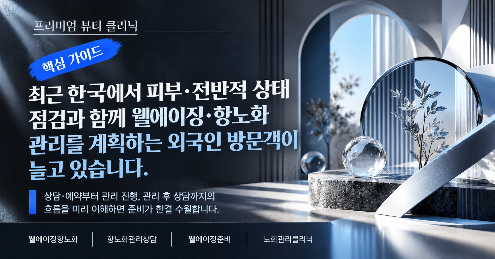웰에이징·항노화 가이드 — 노화 관리 상담 준비 3