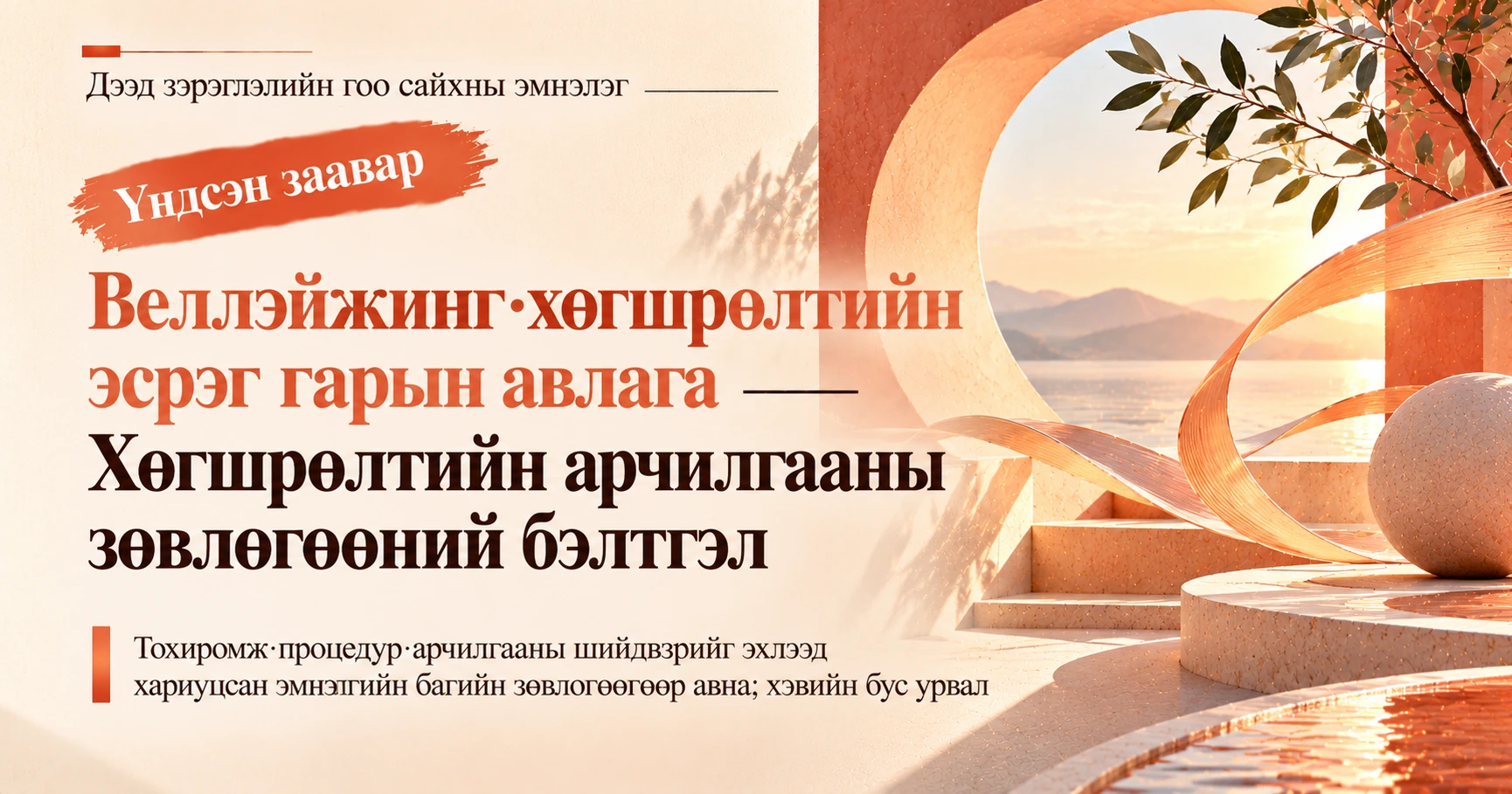 Веллэйжинг·хөгшрөлтийн эсрэг гарын авлага —— Хөгшрөлтийн арчилгааны зөвлөгөөний бэлтгэл