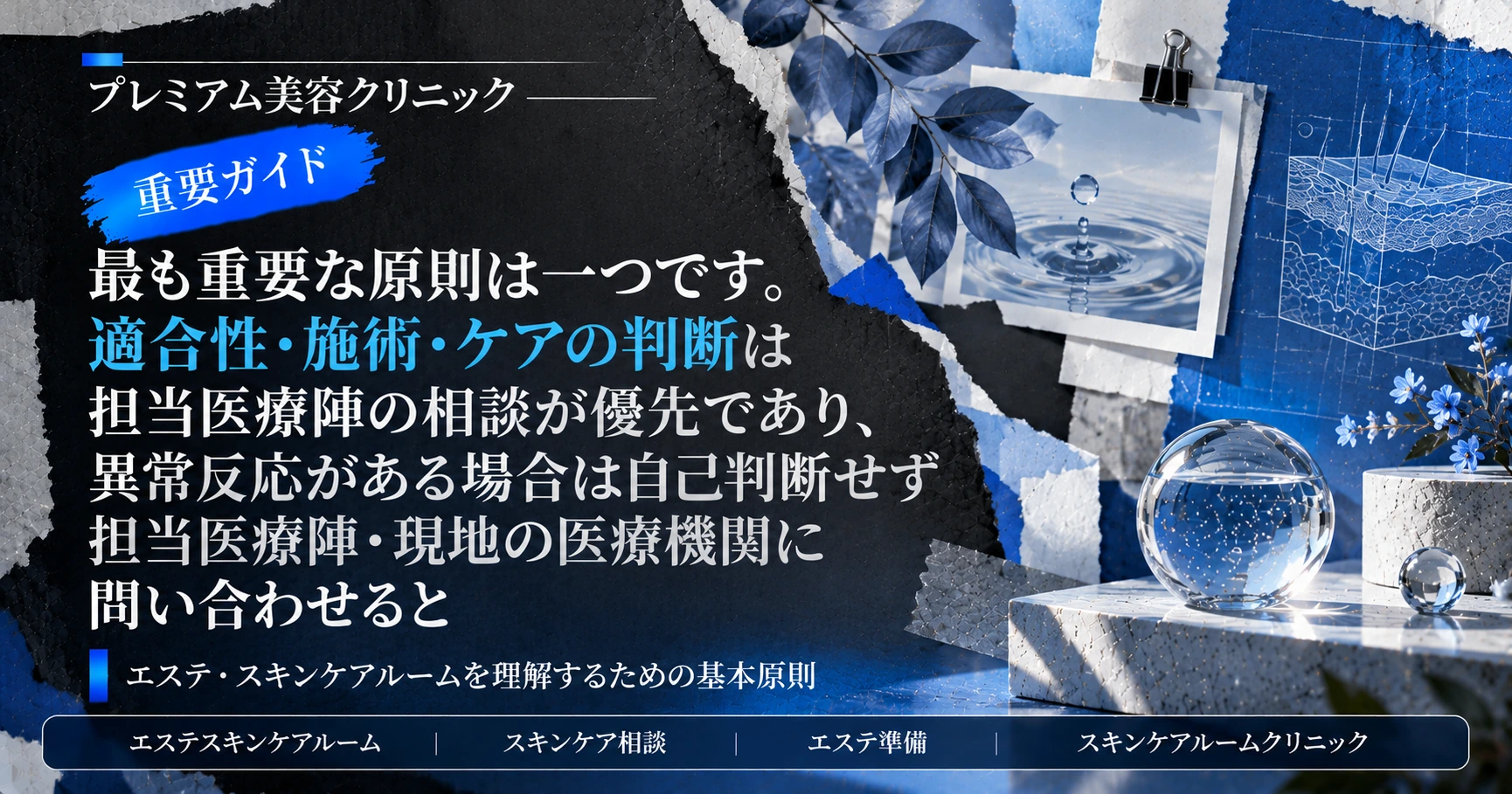 エステ・スキンケアルームガイド —— スキンケア相談の準備 3
