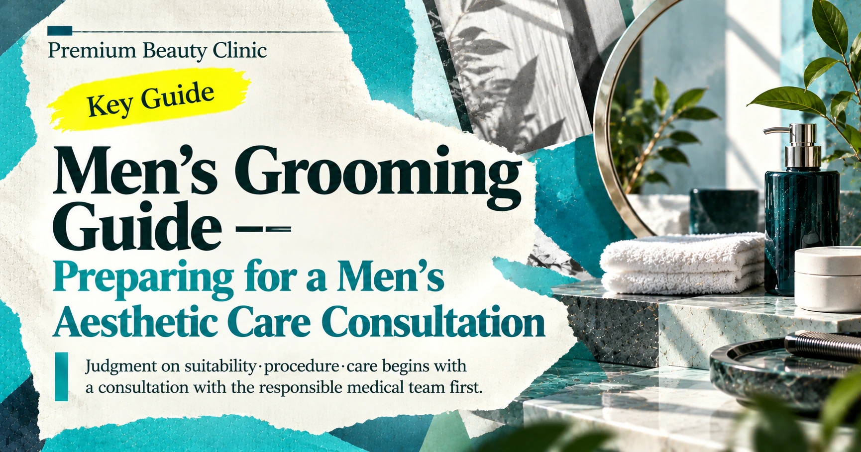 Men's Grooming Guide —— Preparing for a Men's Aesthetic Care Consultation