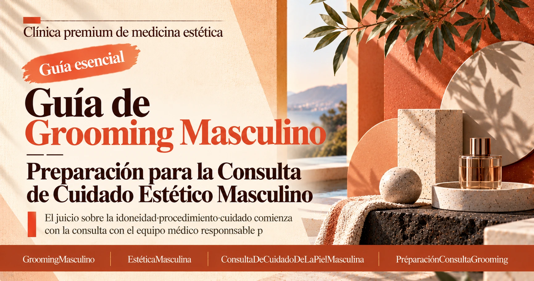 Guía de Grooming Masculino —— Preparación para la Consulta de Cuidado Estético Masculino