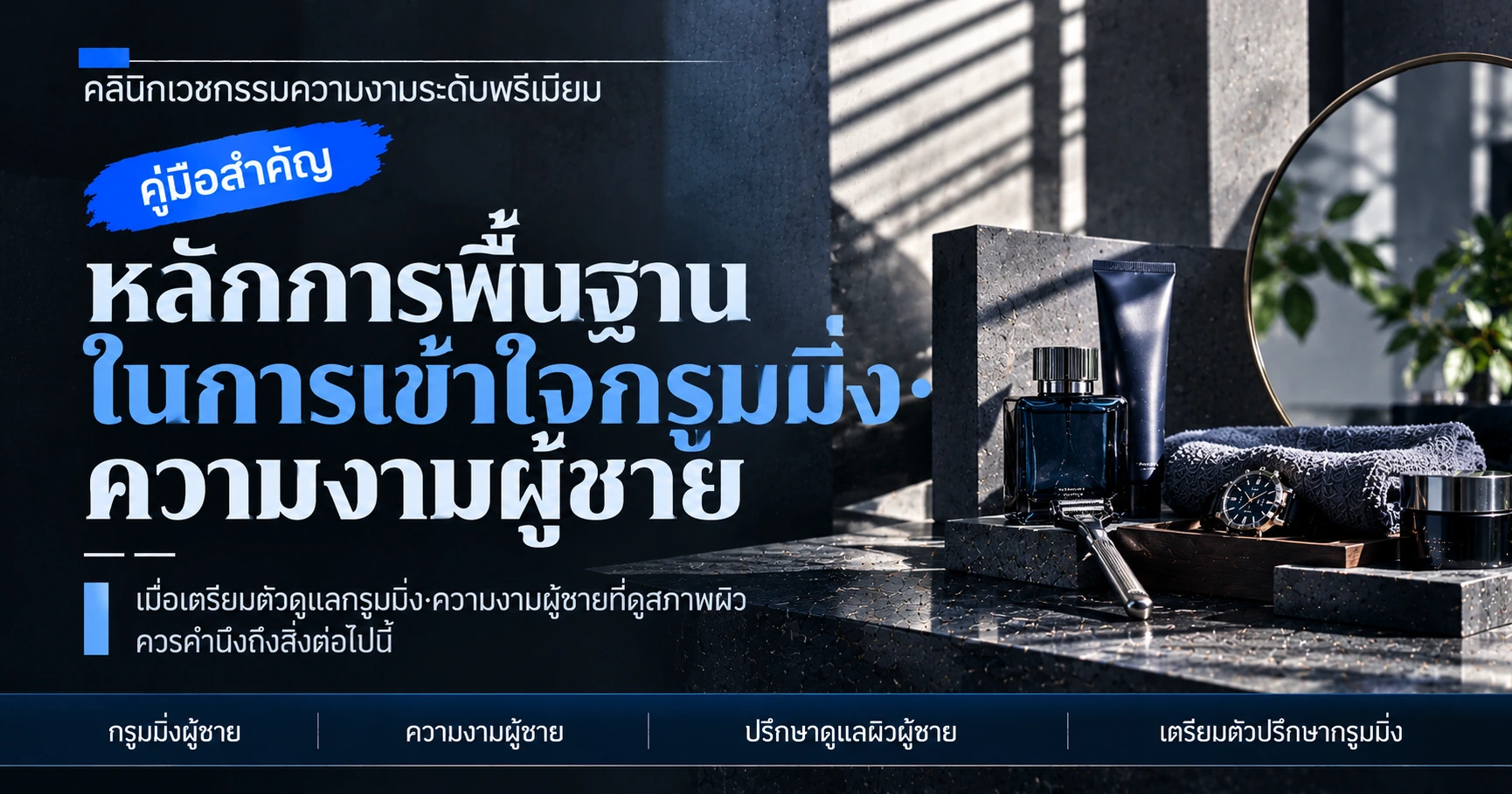 คู่มือกรูมมิ่งผู้ชาย —— การเตรียมตัวปรึกษาดูแลความงามผู้ชาย 3