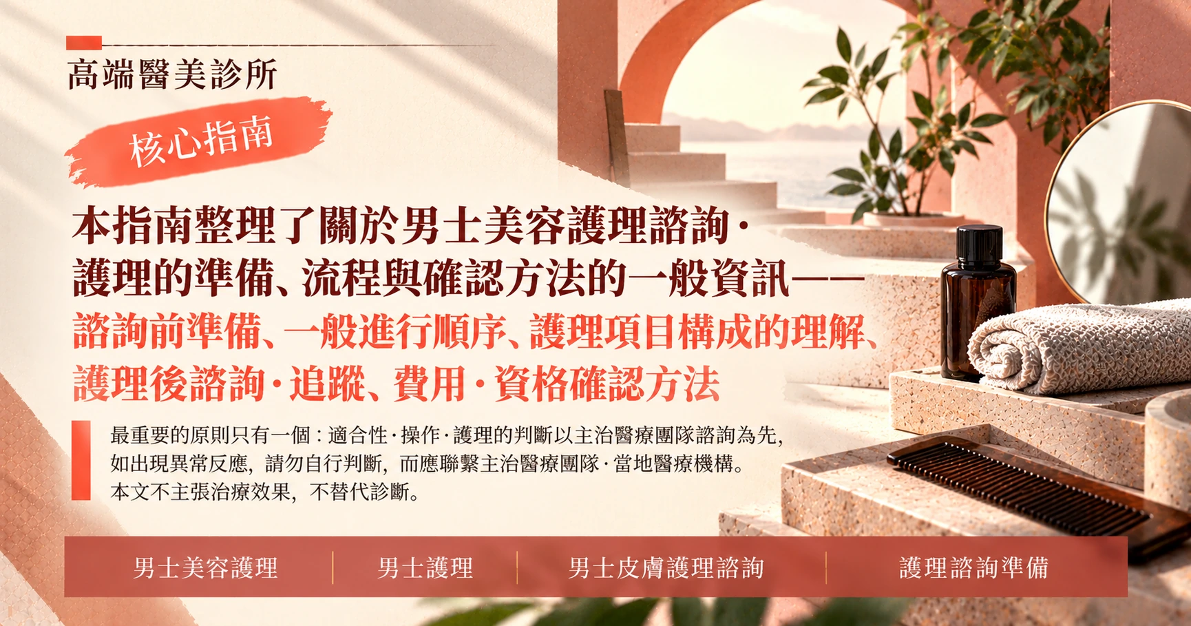 男士美容護理指南 —— 男士美容護理諮詢準備 3
