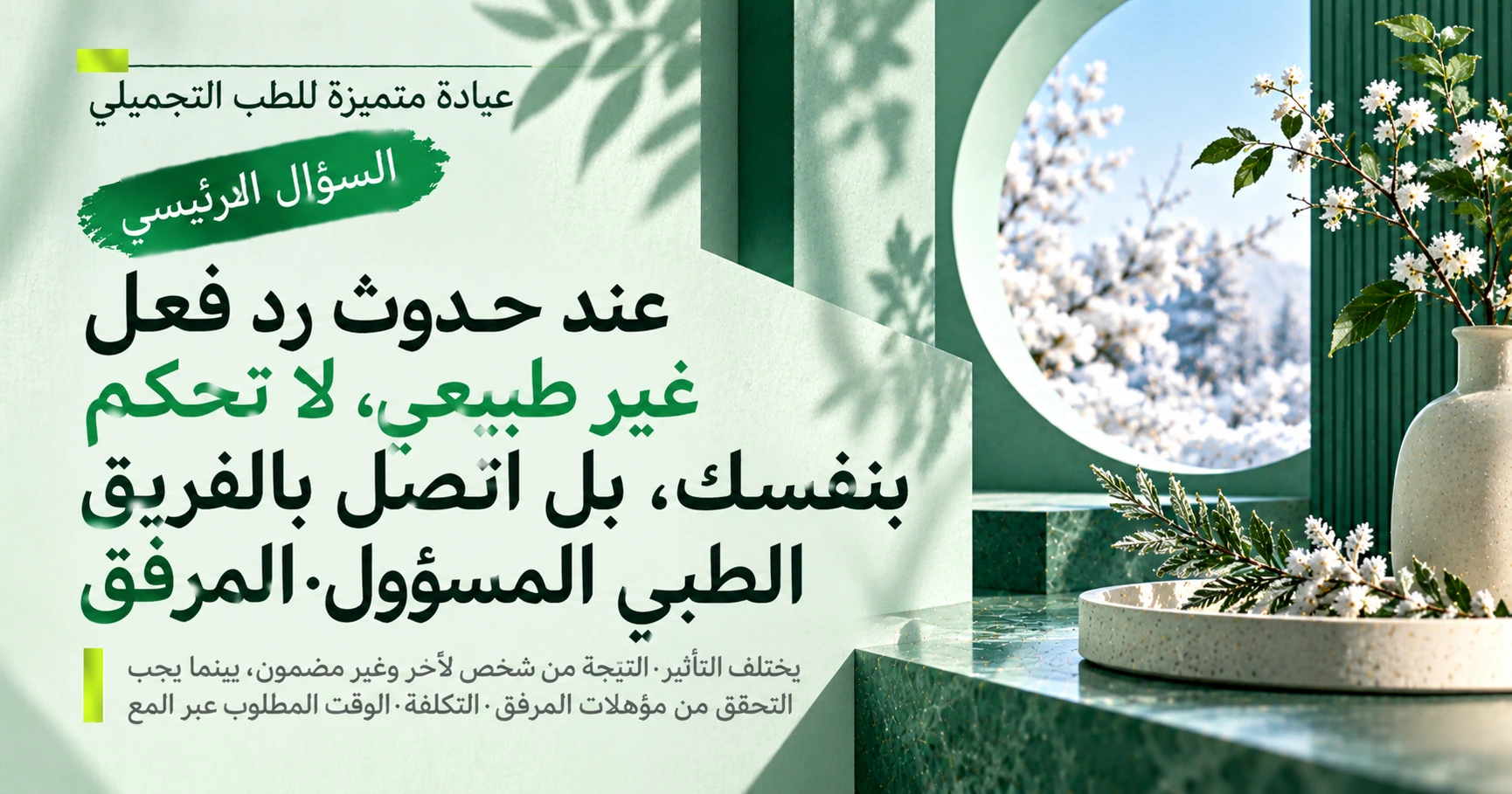 دليل التحضير للطب التجميلي في فصل الشتاء —— التحضير لاستشارة الشتاء 2