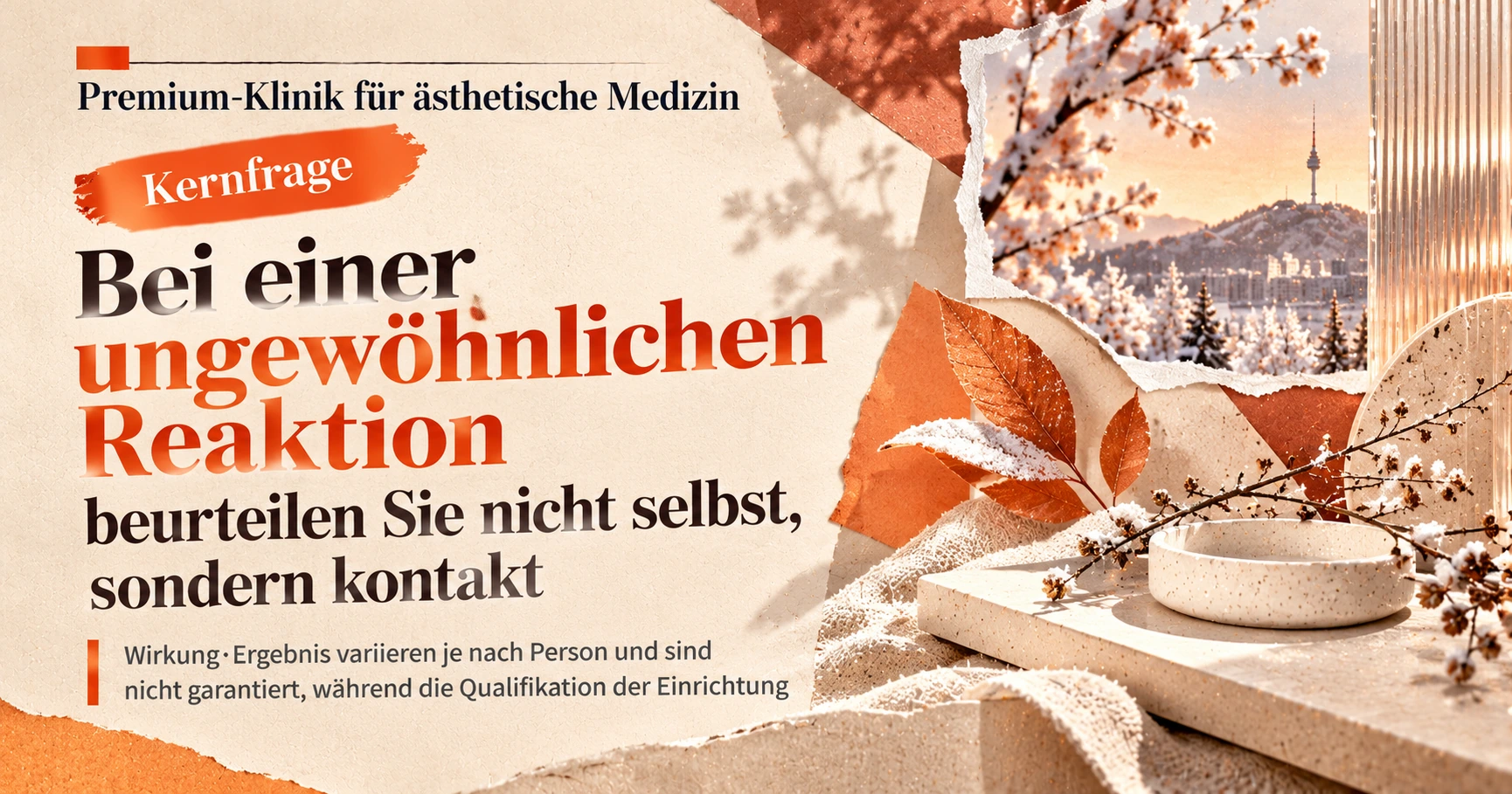 Leitfaden zur Vorbereitung auf ästhetische Wintermedizin —— Vorbereitung auf die Winterberatung 2