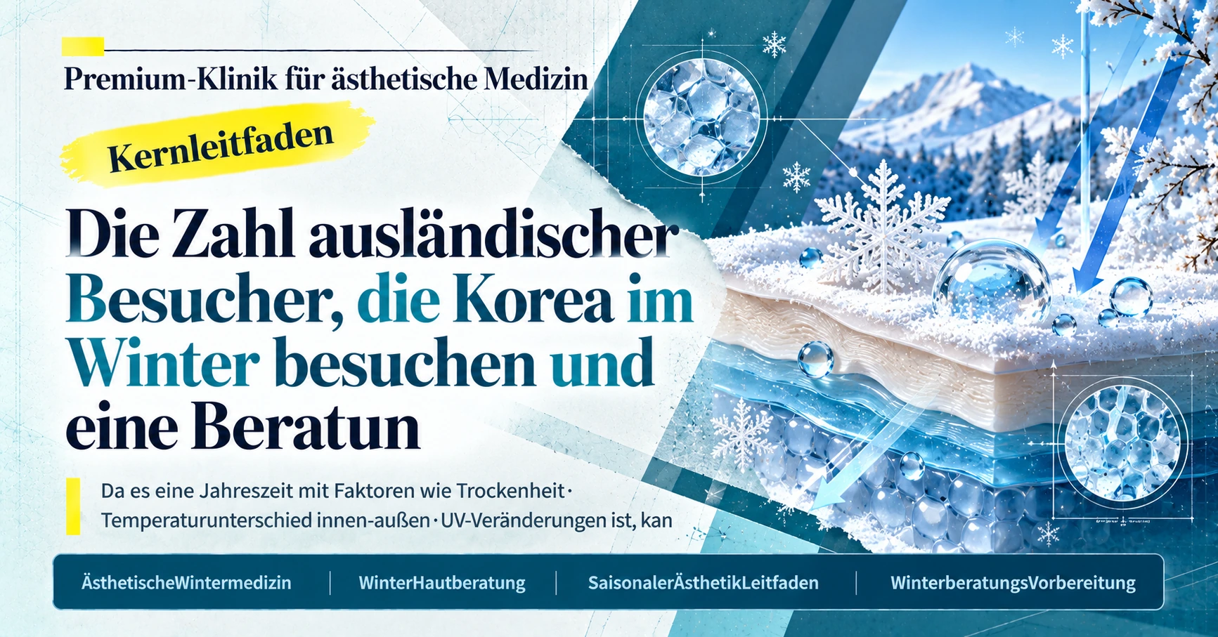 Leitfaden zur Vorbereitung auf ästhetische Wintermedizin —— Vorbereitung auf die Winterberatung 3